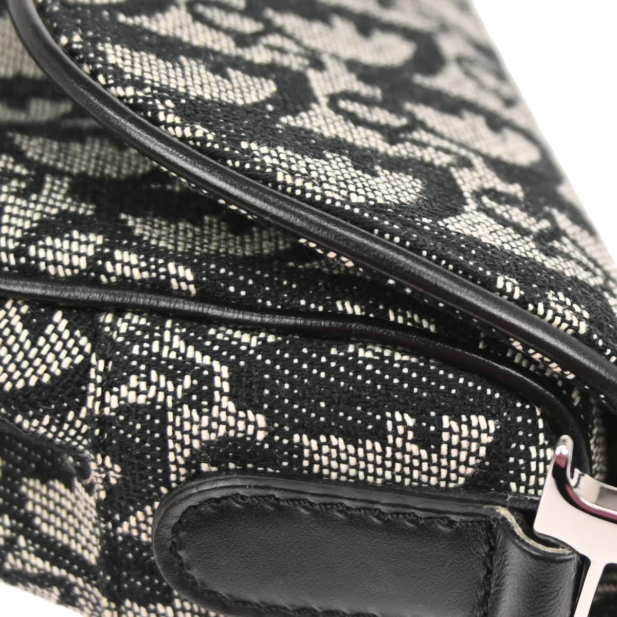 Christian Dior Black Trotter Saddle Handbag - Image 4