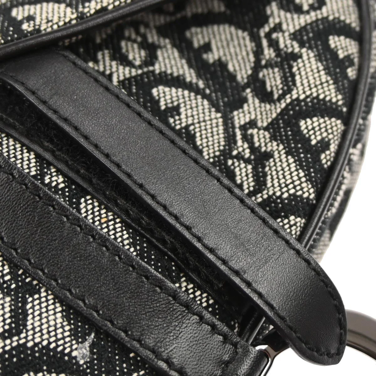 Christian Dior Black Trotter Saddle Handbag - Image 5