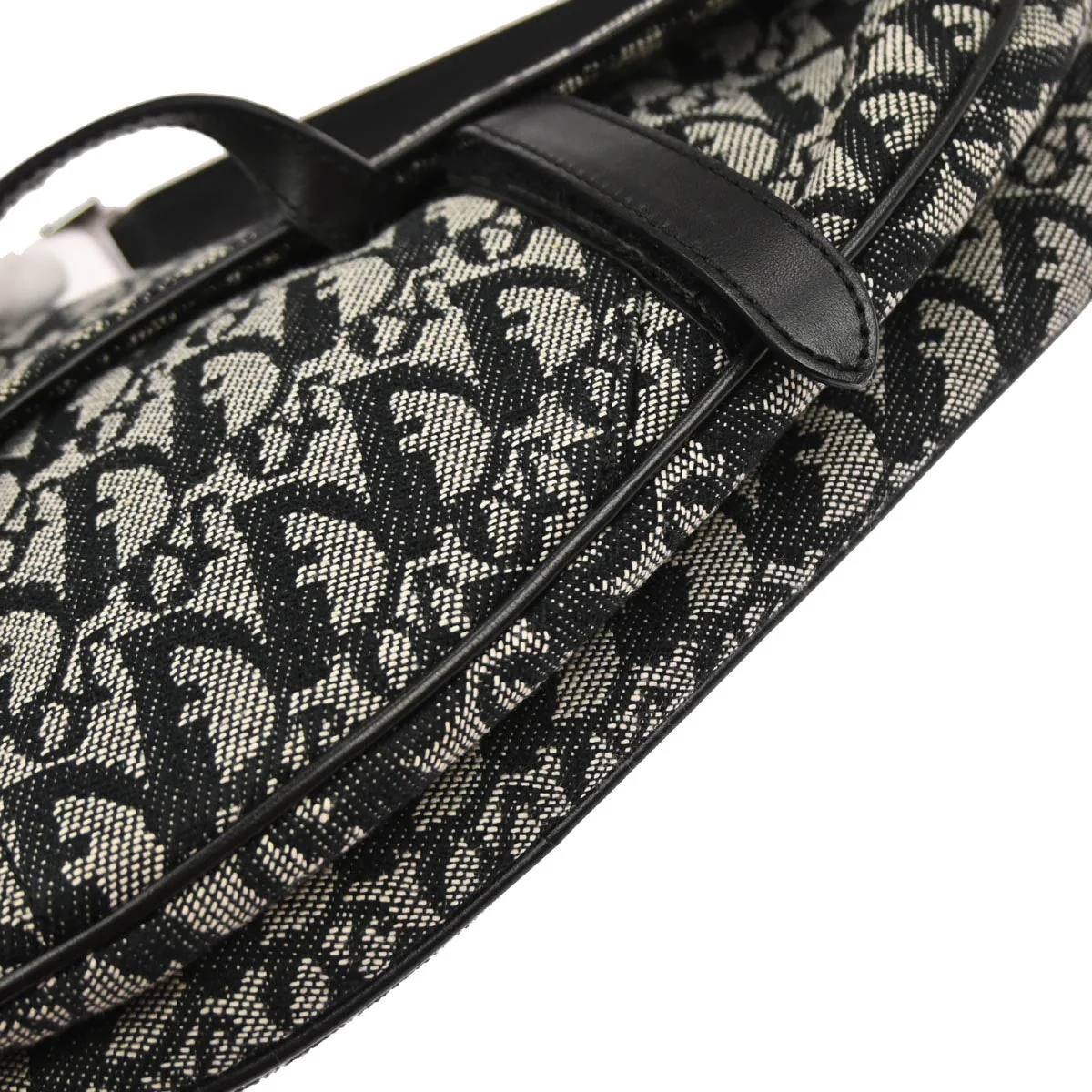 Christian Dior Black Trotter Saddle Handbag - Image 6
