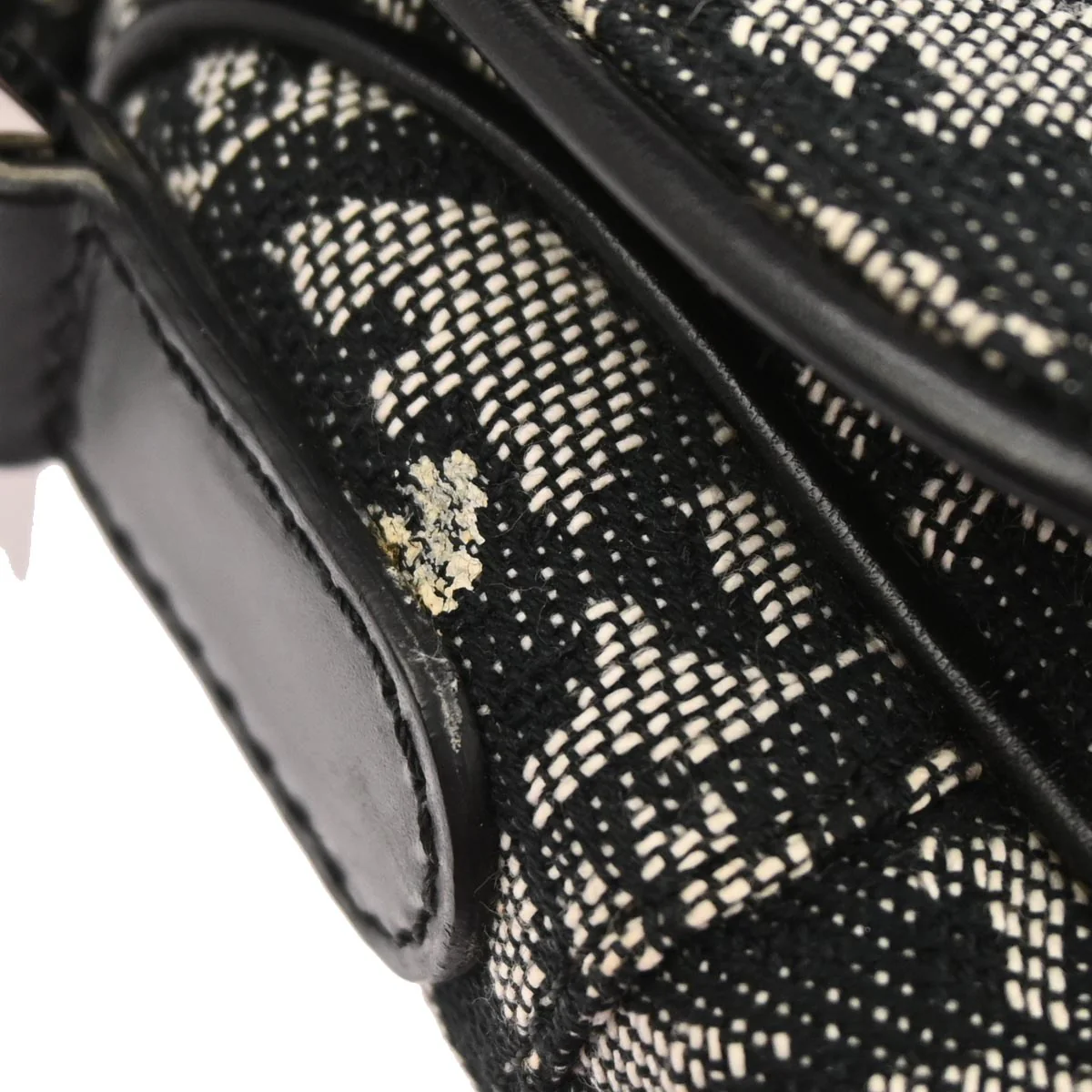 Christian Dior Black Trotter Saddle Handbag - Image 7