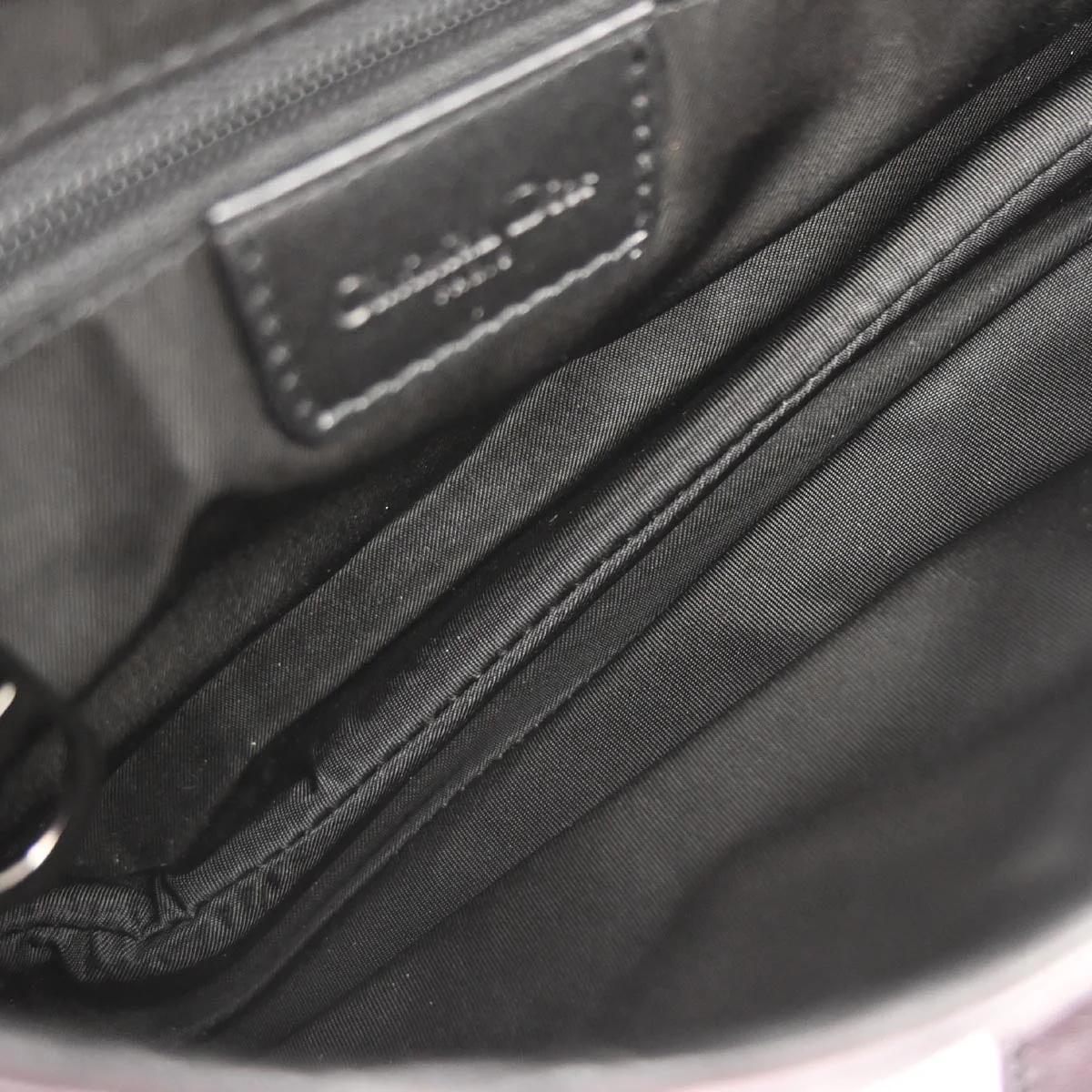 Christian Dior Black Trotter Saddle Handbag - Image 8