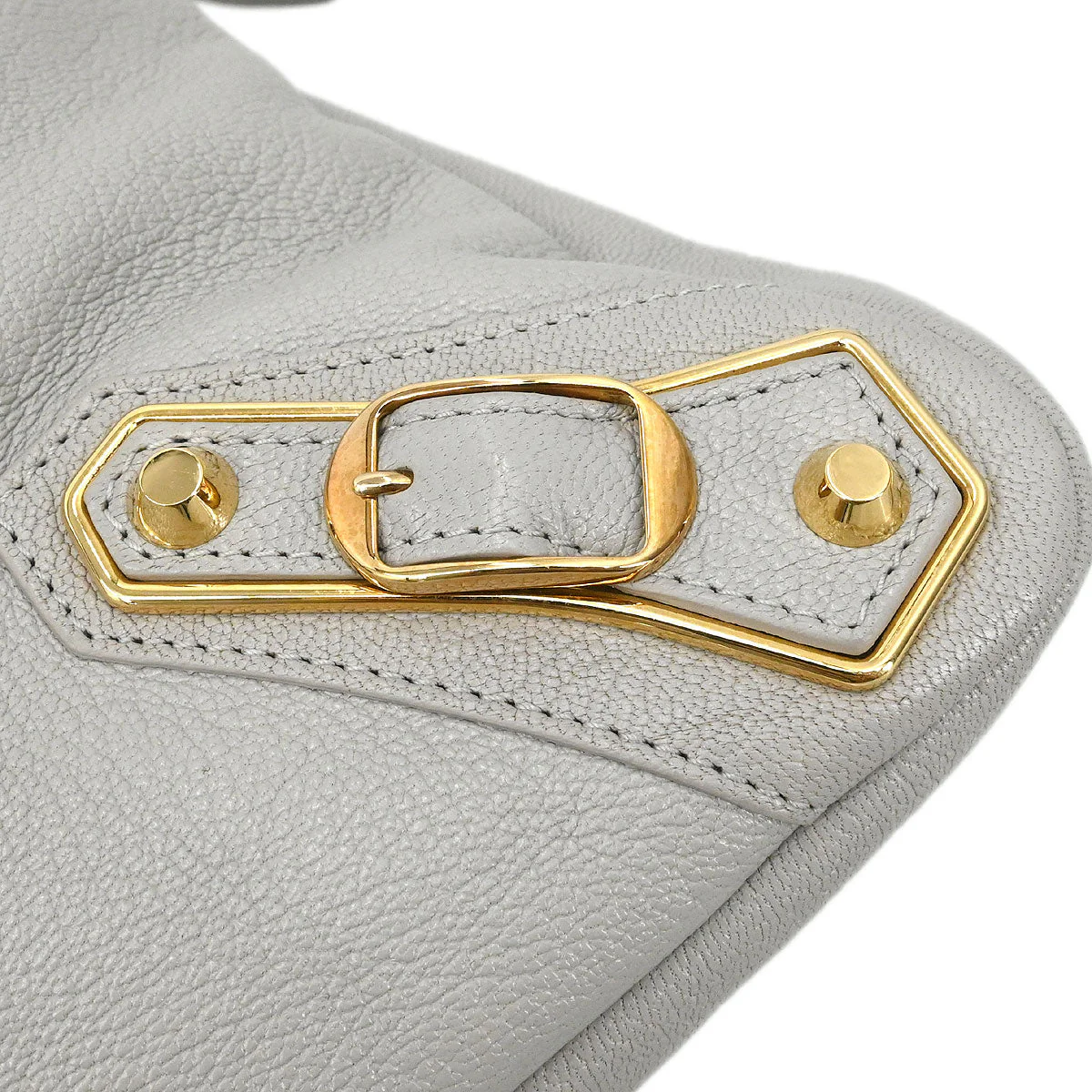 Balenciaga Gray Metallic Edge Classic Town Handbag - Image 4