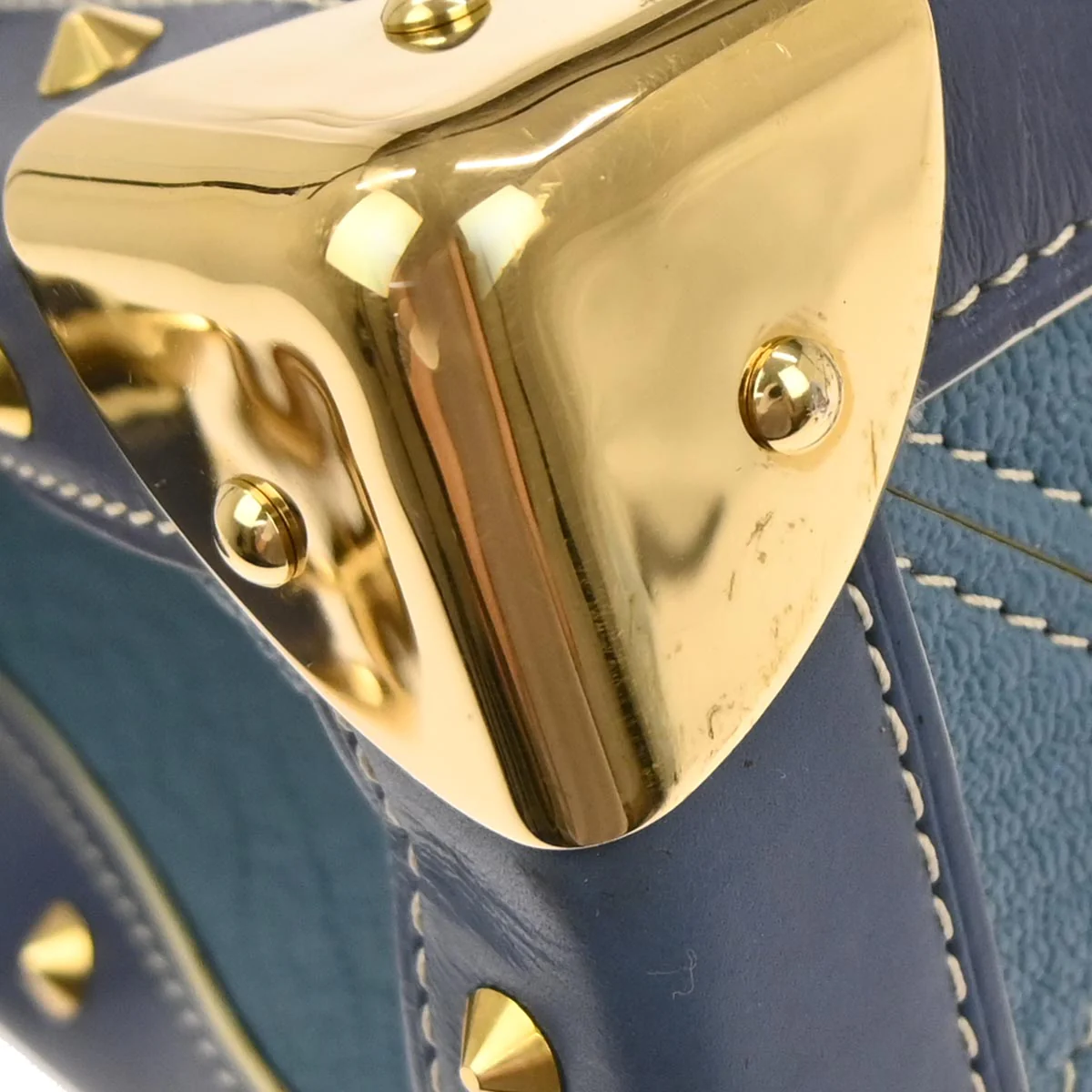 Louis Vuitton 2003 Blue Suhali Talentueux Handbag M91821 - Image 4