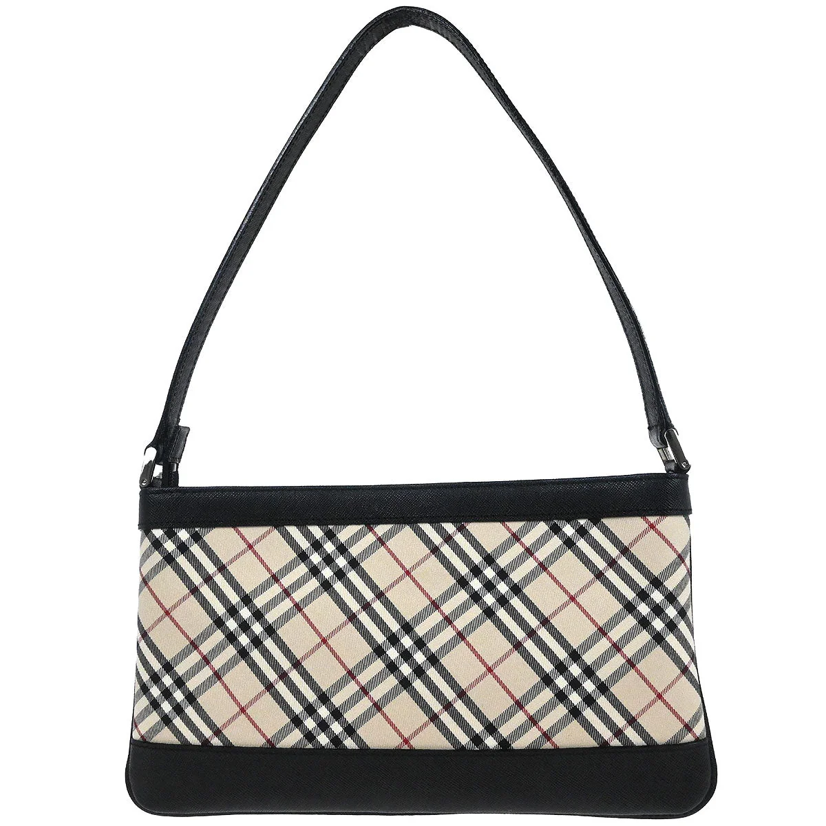 Burberry Beige Canvas Burberry Check Handbag - Image 2