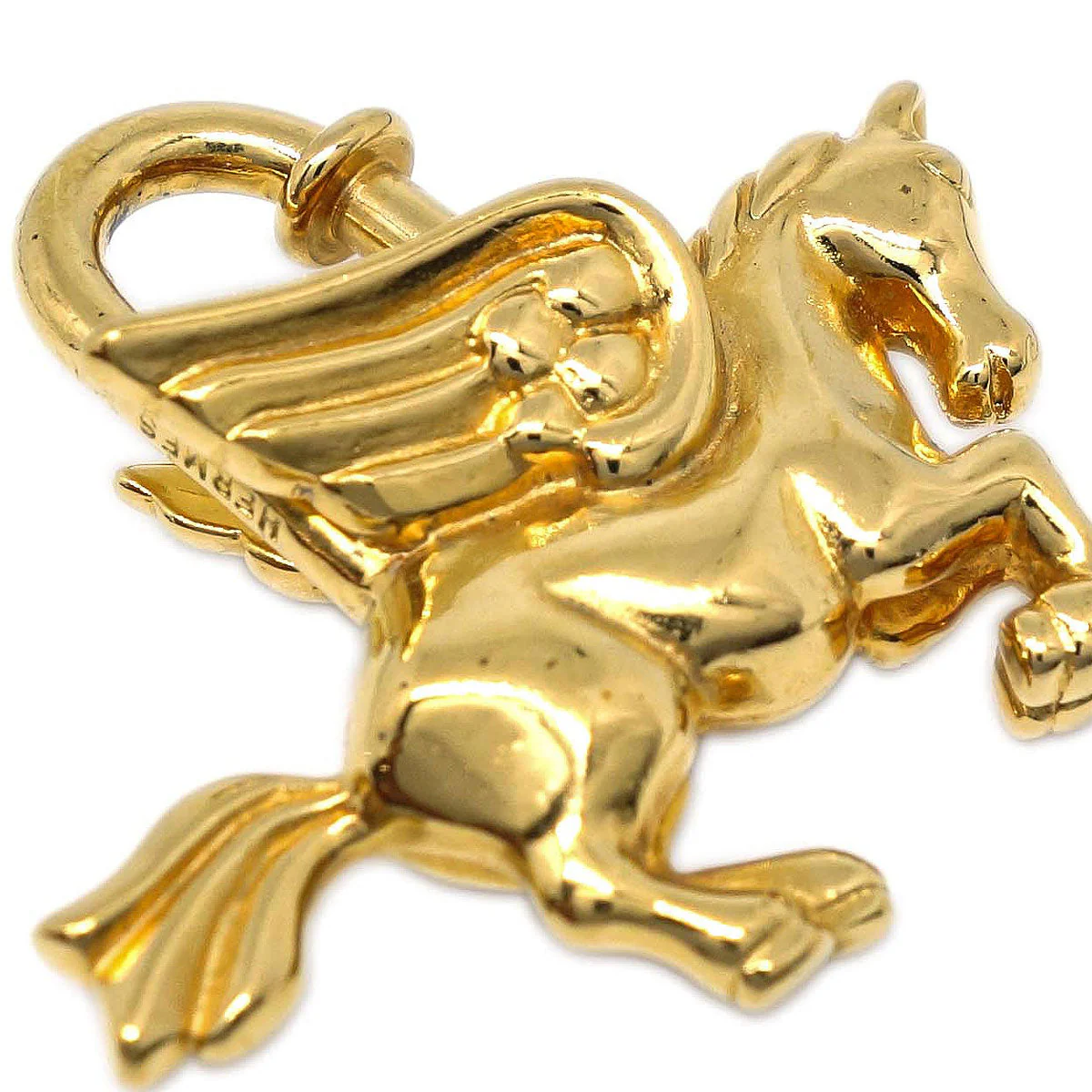 Hermes 1993 Le Cheval Pegasus Cadena Gold Small Good - Image 4