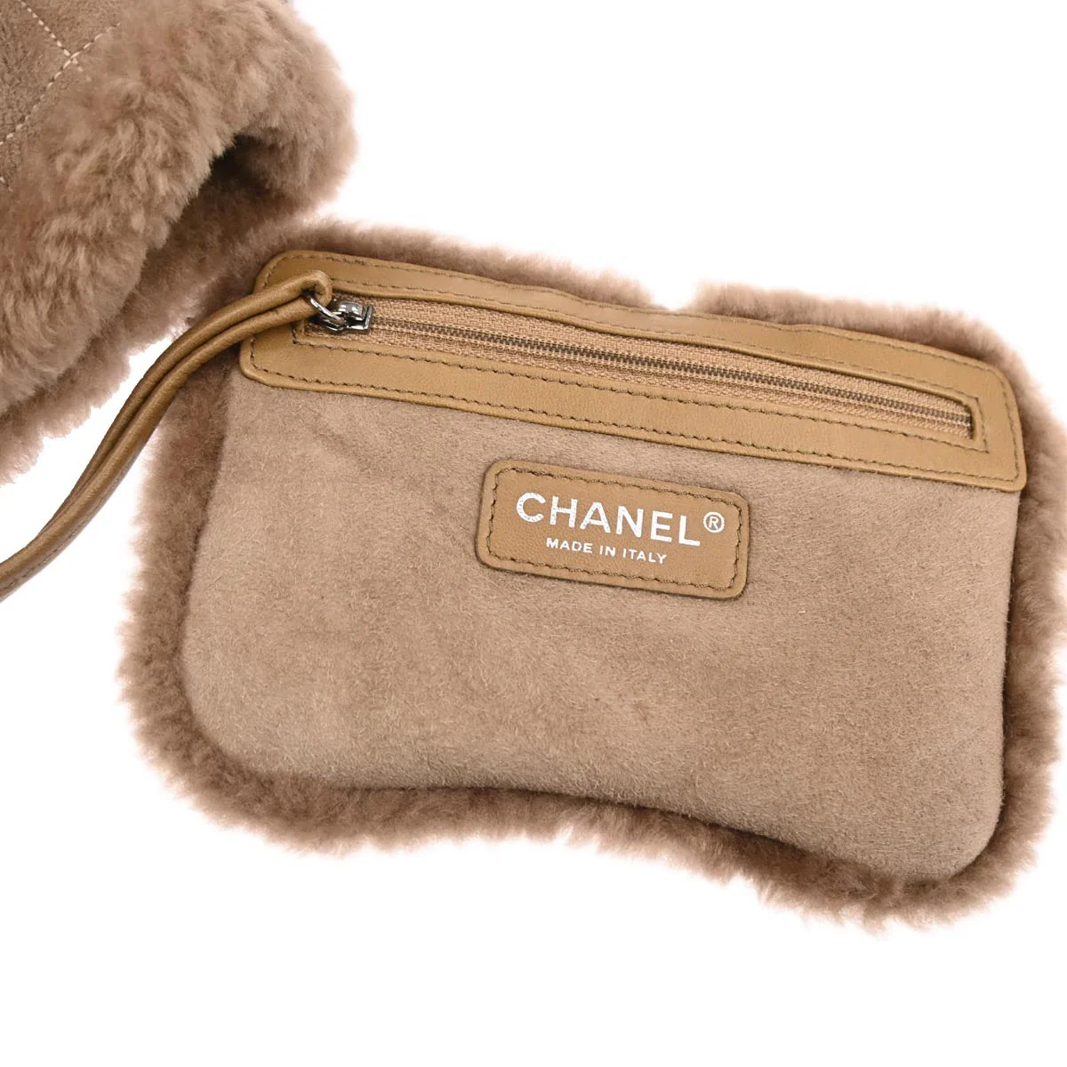 Chanel 2005-2006 Brown Mouton Choco Bar Tote Handbag - Image 7