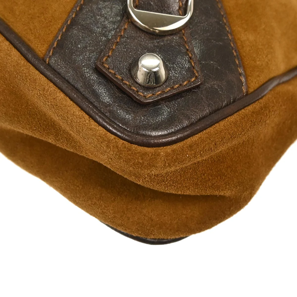 Balenciaga Brown Suede The First 2way Shoulder Handbag - Image 5