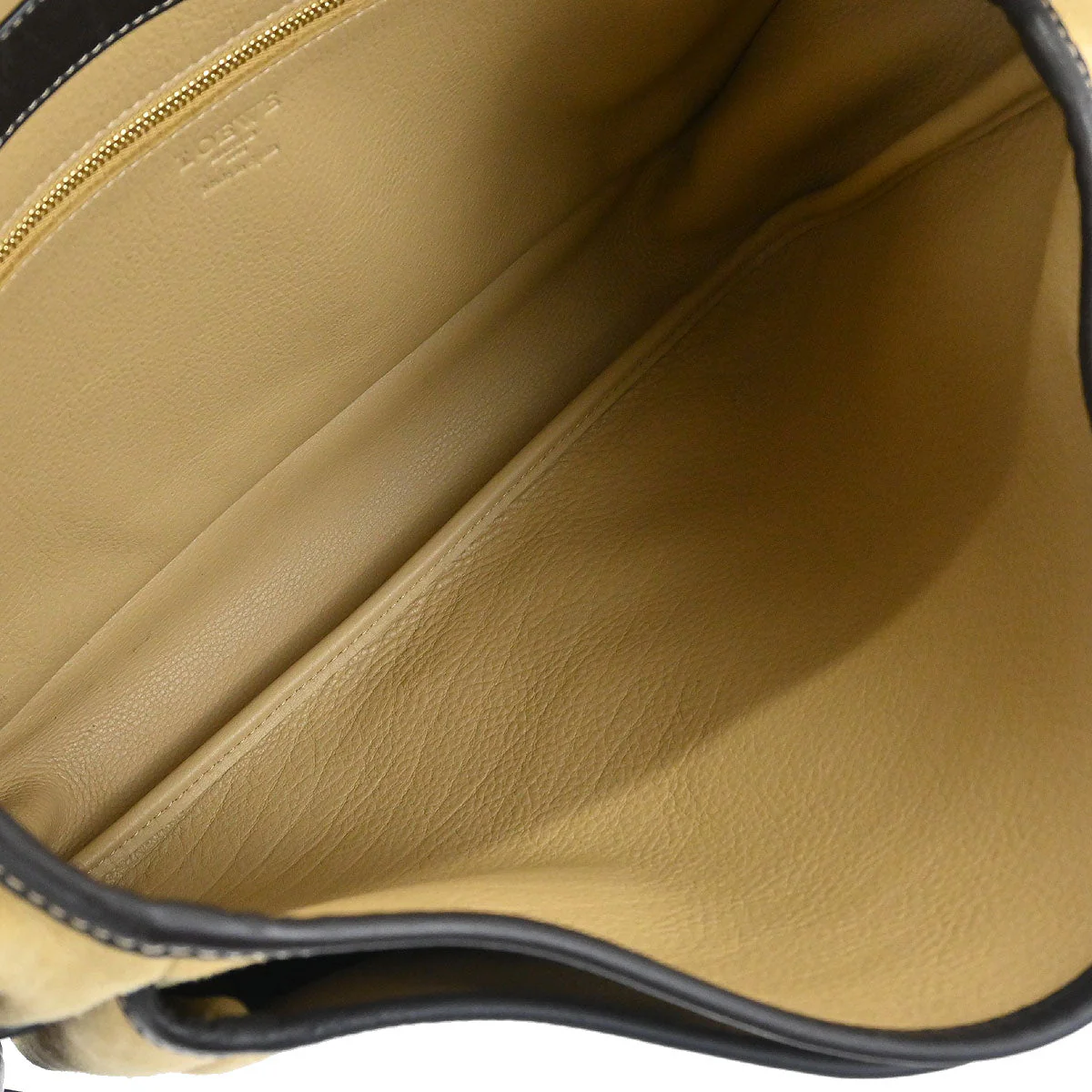 Loewe Beige Suede Shoulder Bag - Image 7