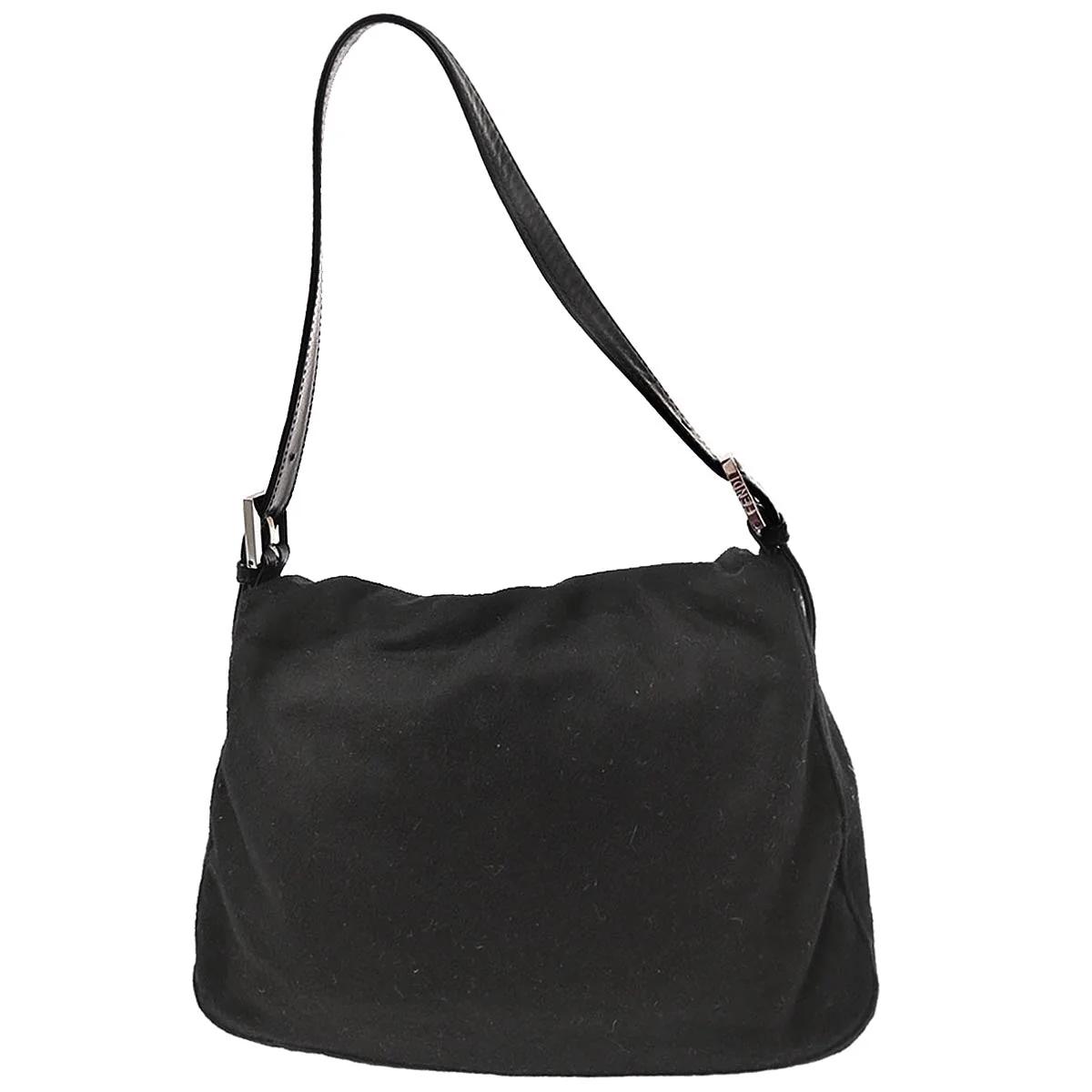 Fendi Black Cashmere Mamma Baguette Handbag - Image 2