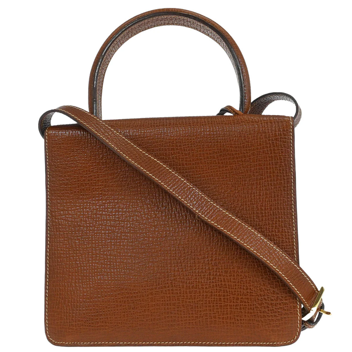 Loewe Brown Barcelona 2way Shoulder Handbag - Image 2