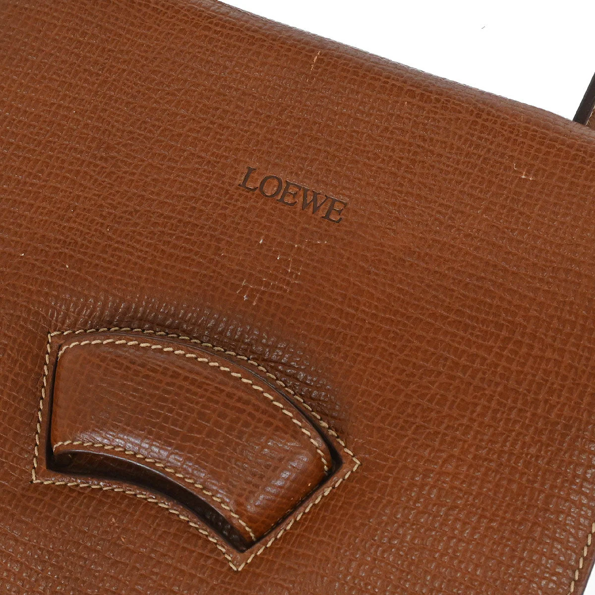 Loewe Brown Barcelona 2way Shoulder Handbag - Image 6