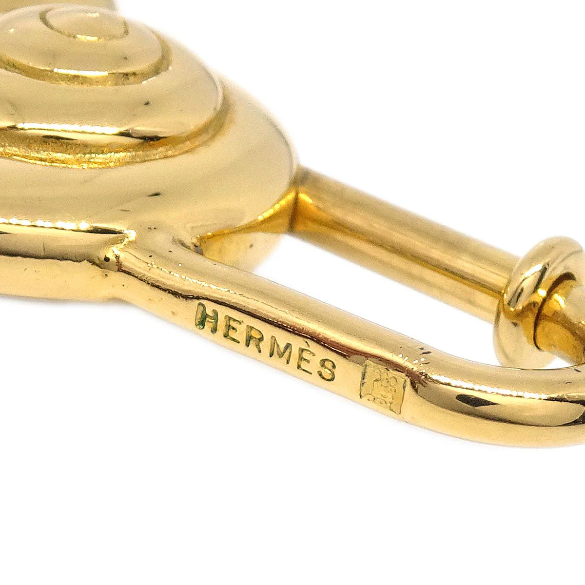 Hermes Snail 1995 Annee De la Route Cadena Gold Small Good - Image 3