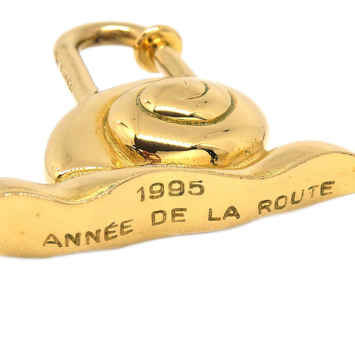 Hermes Snail 1995 Annee De la Route Cadena Gold Small Good - Image 4