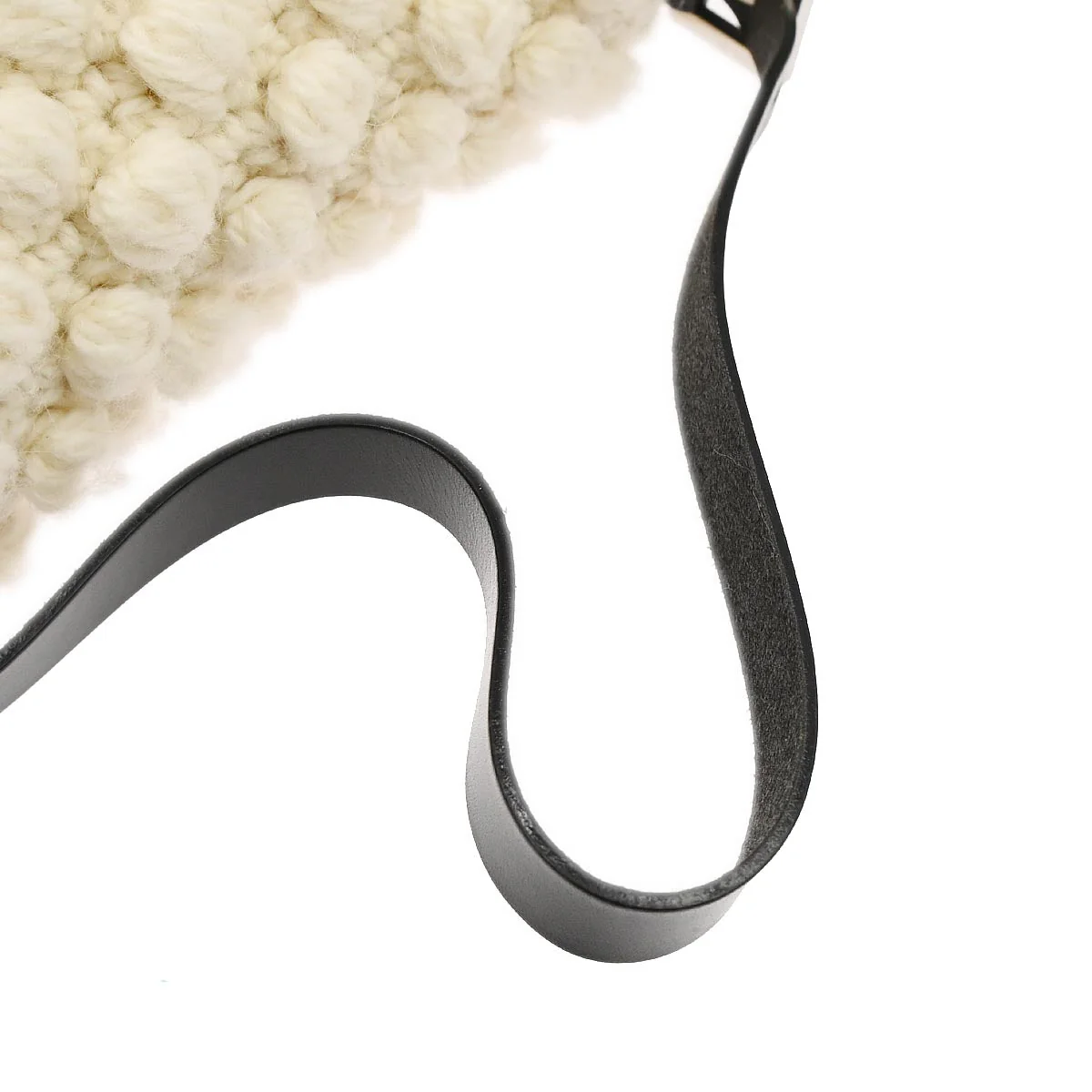 Fendi White Wool Mamma Baguette Handbag - Image 7