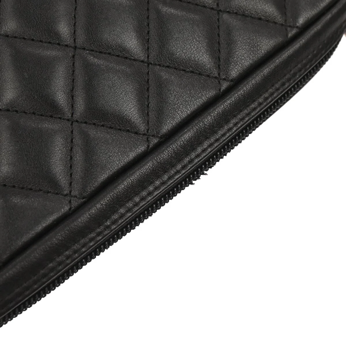 Chanel 2003-2004 Black Calfskin Cambon Ligne Handbag - Image 3