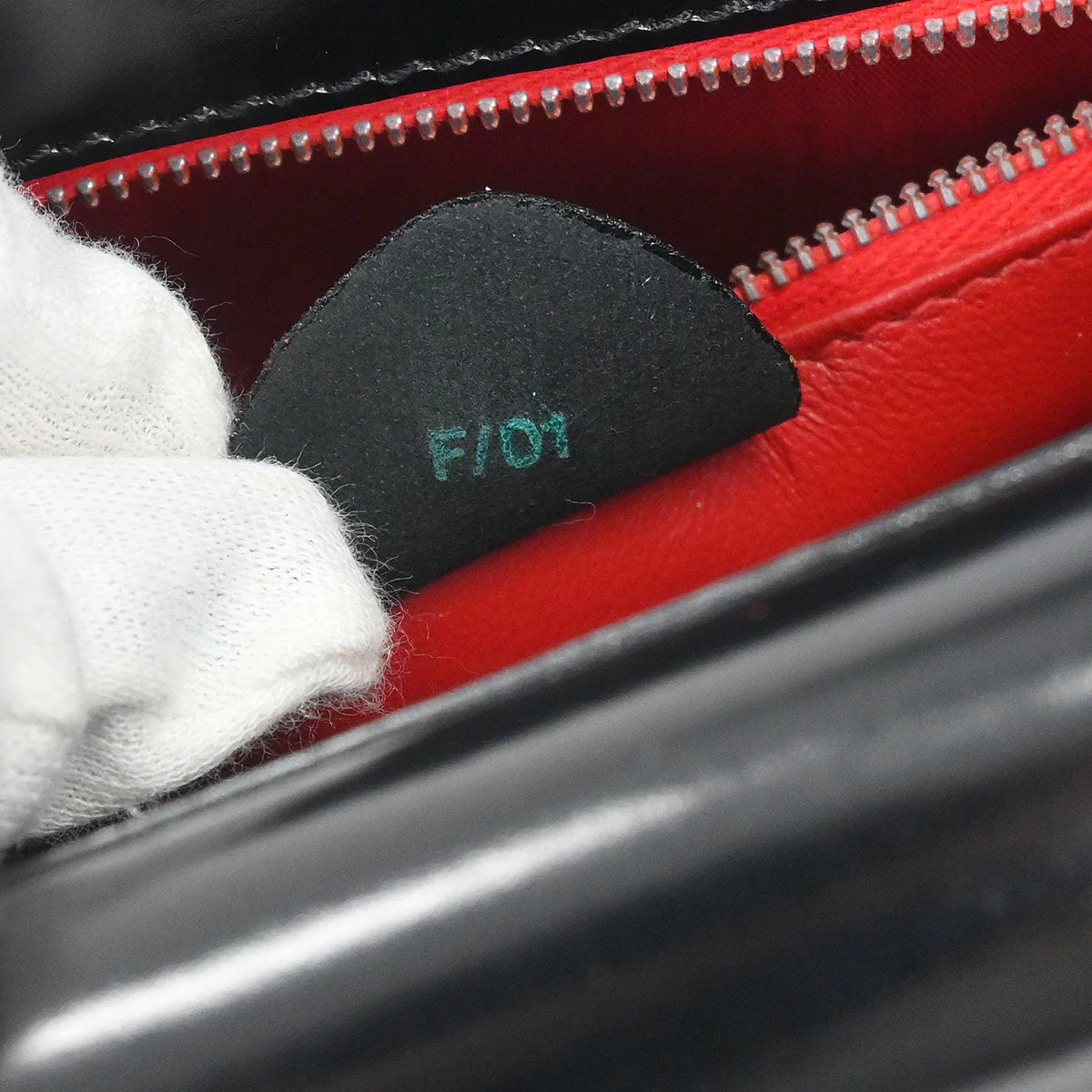 Celine Black Suede Handbag - Image 10