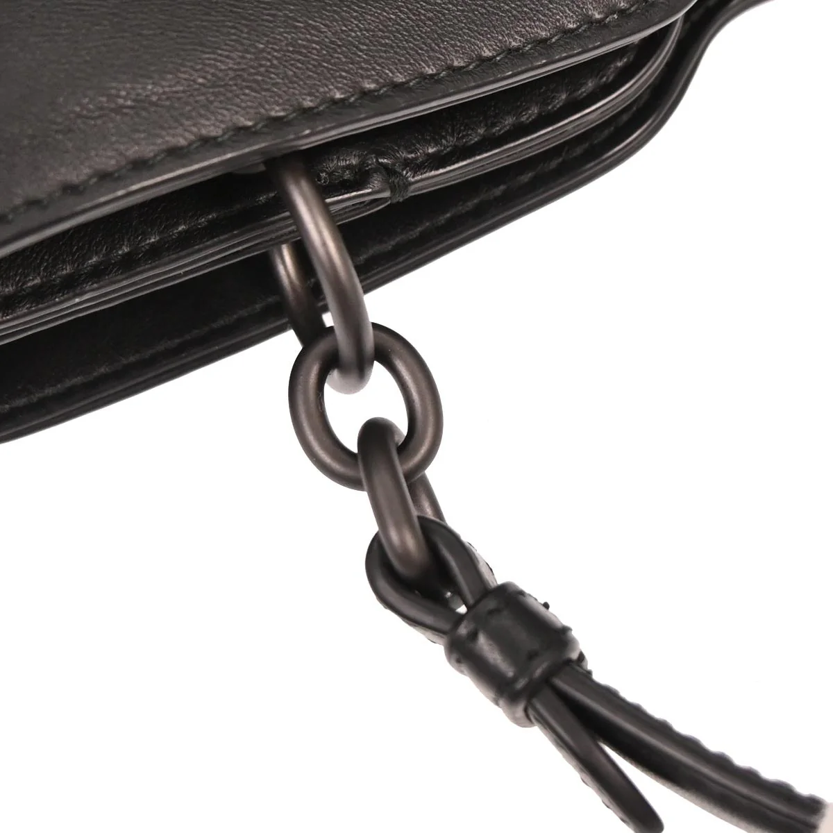 Bottega Veneta Black Leather Intrecciato Napoli Handbag - Image 3