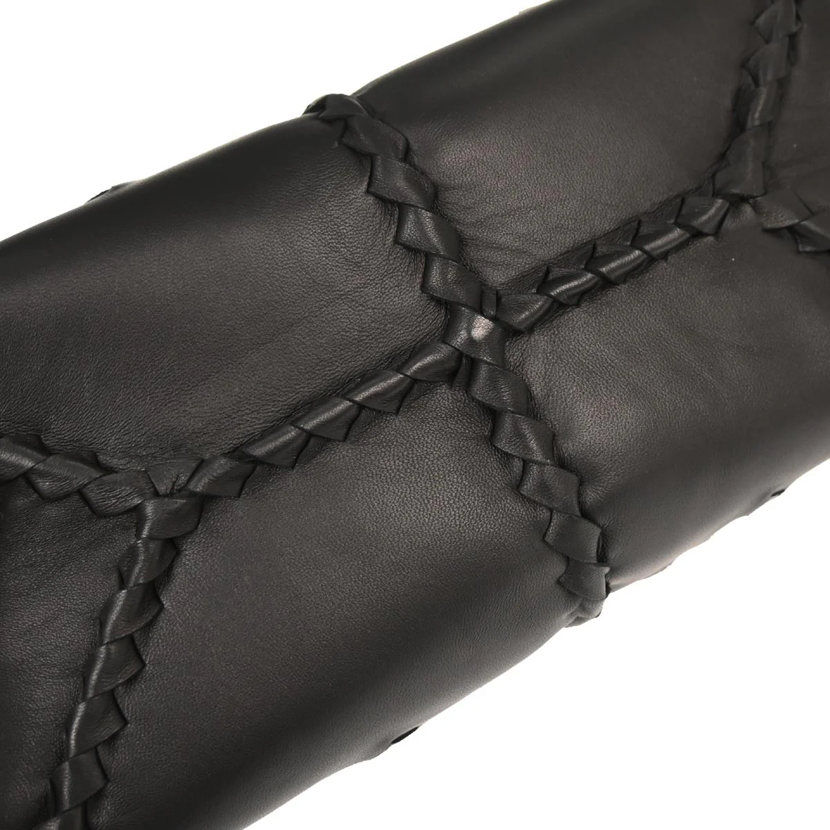 Bottega Veneta Black Leather Intrecciato Napoli Handbag - Image 5