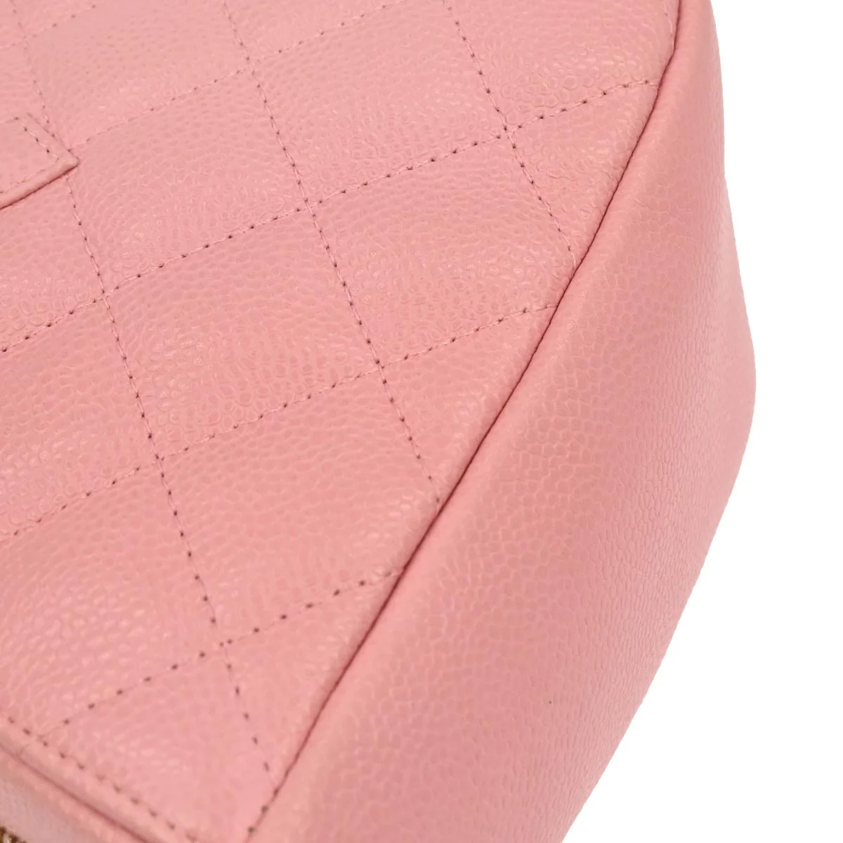 Chanel 2003-2004 Pink Caviar Skin Hobo Handbag - Image 4