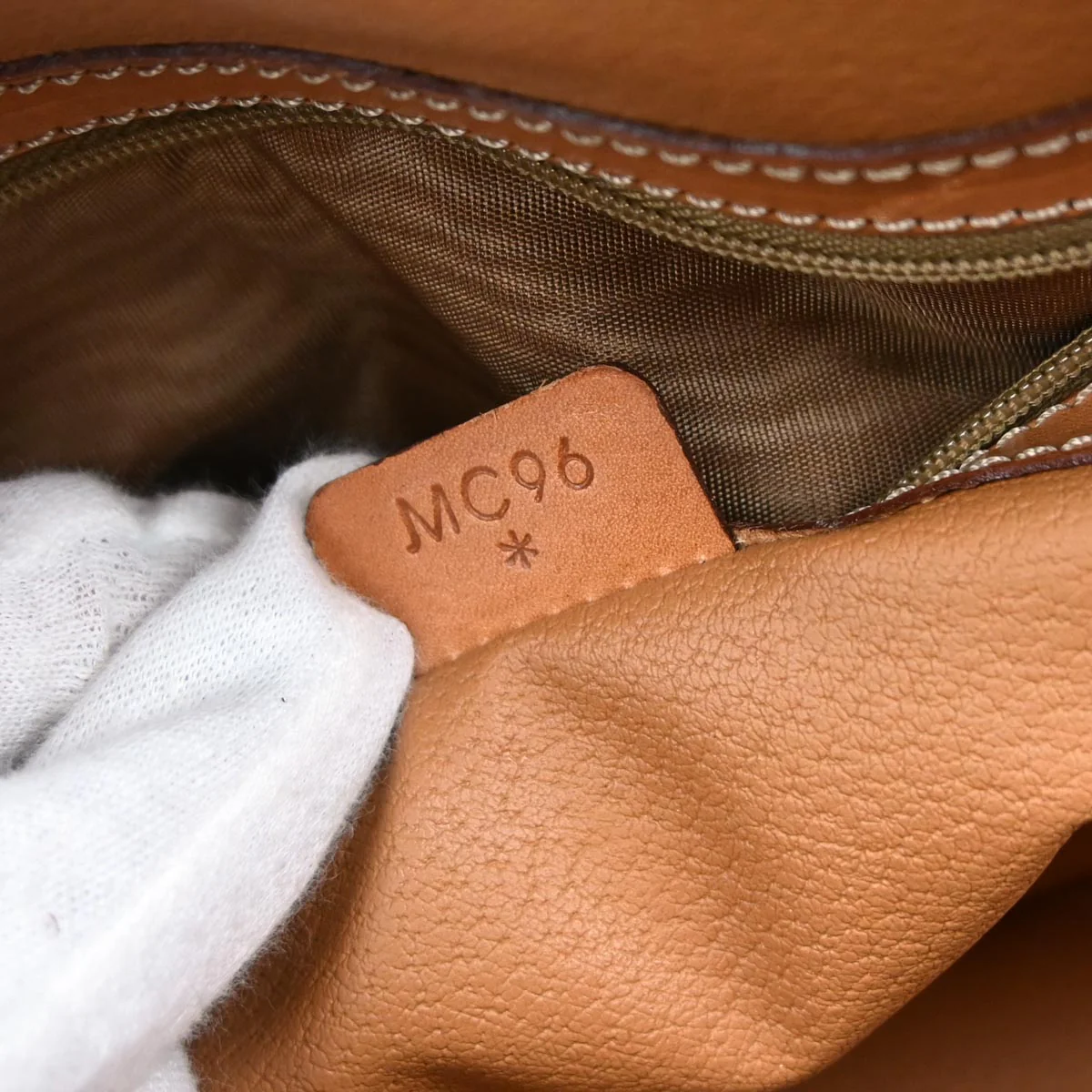 Celine Brown Macadam Handbag - Image 11