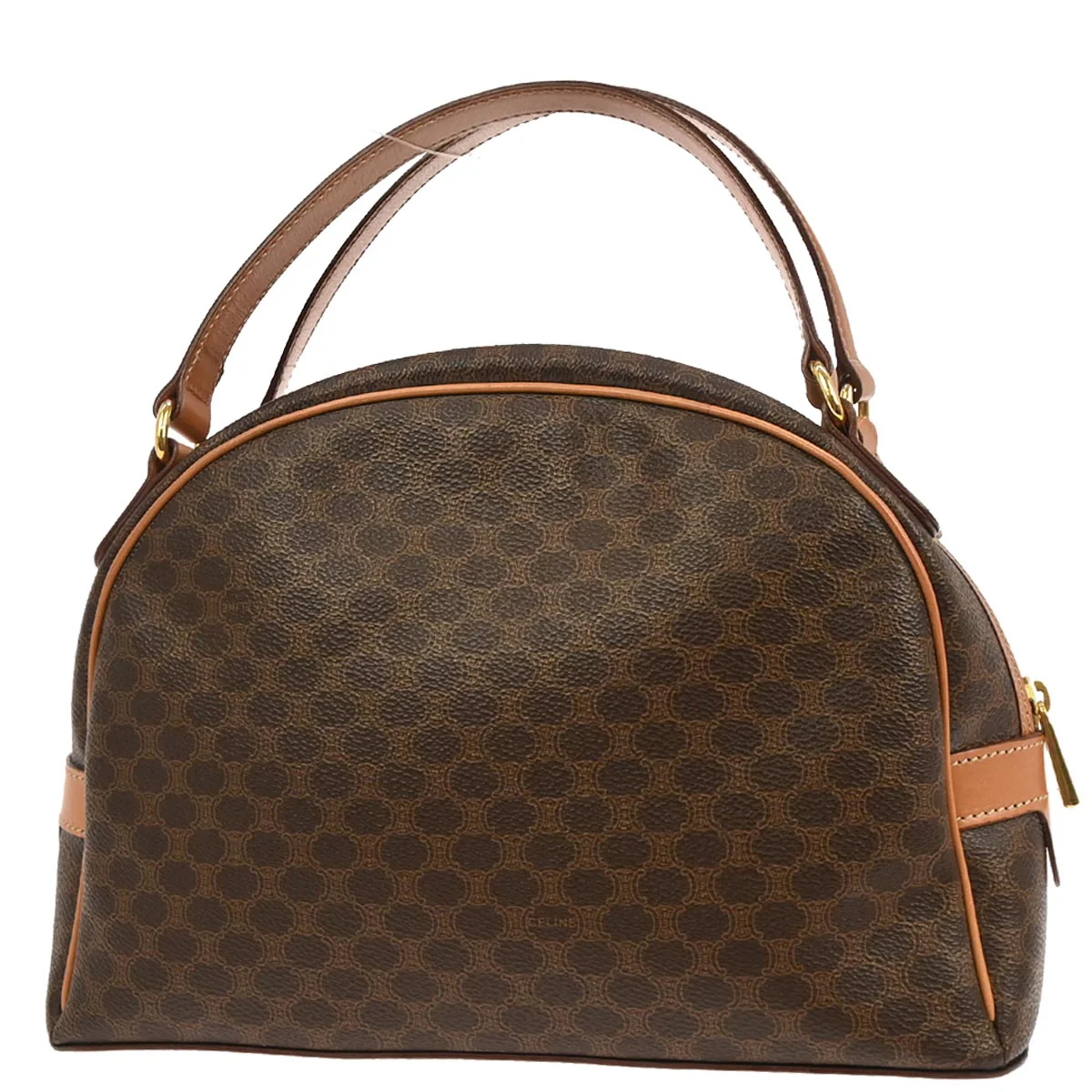 Celine Brown Macadam Handbag - Image 2
