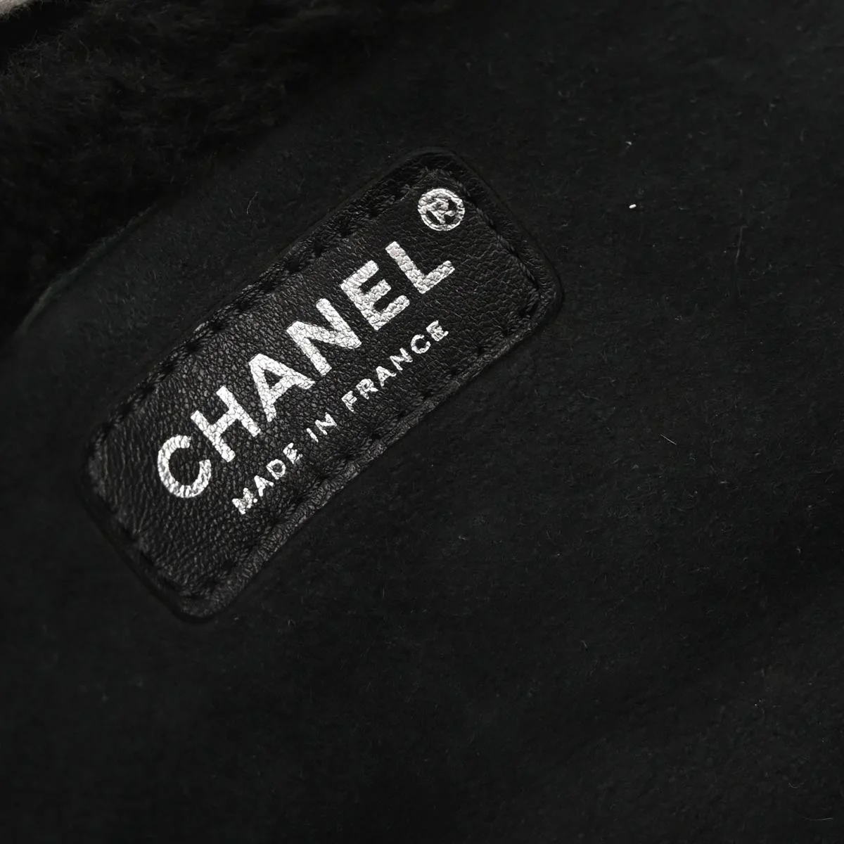 Chanel 2005-2006 Black Mouton Mademoiselle Lock Handbag - Image 9