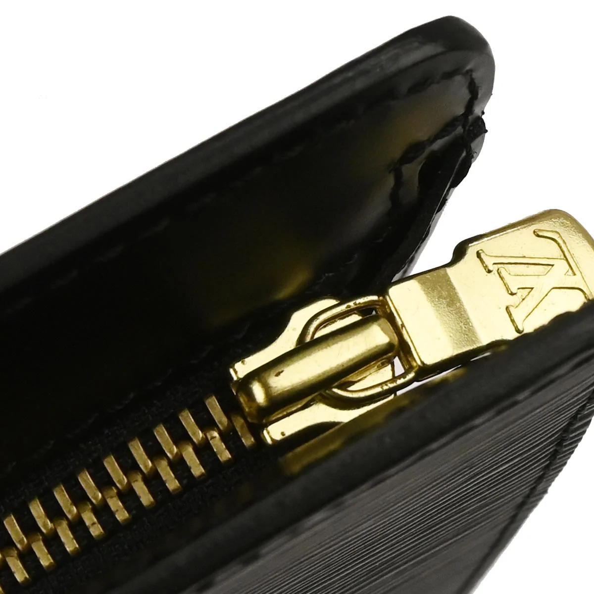 Louis Vuitton 2002 Black Epi Pochette Homme Clutch Bag M52522 - Image 7