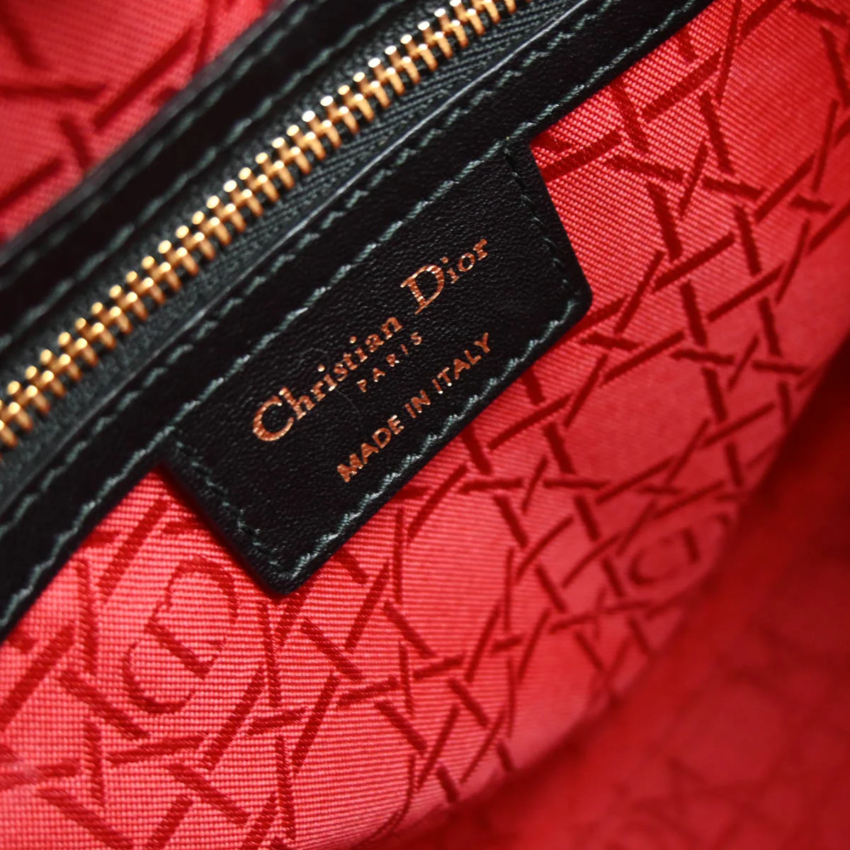 Christian Dior Black Lambskin Large Lady Dior Cannage 2way Shoulder Handbag - Image 9