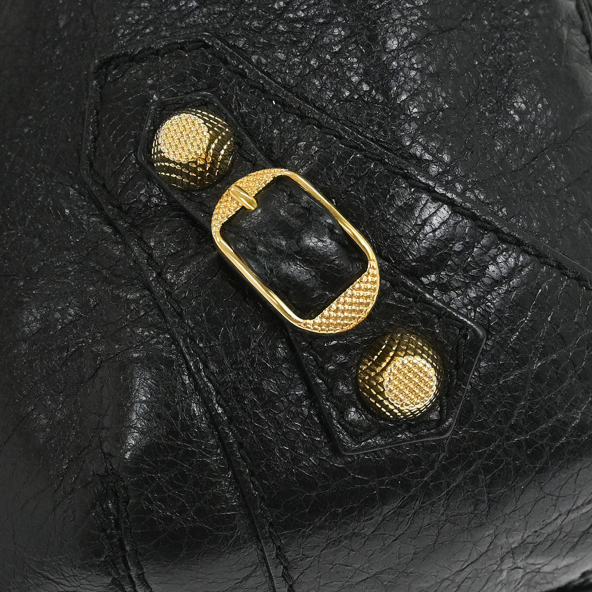 Balenciaga Black Giant Pompon Handbag - Image 6