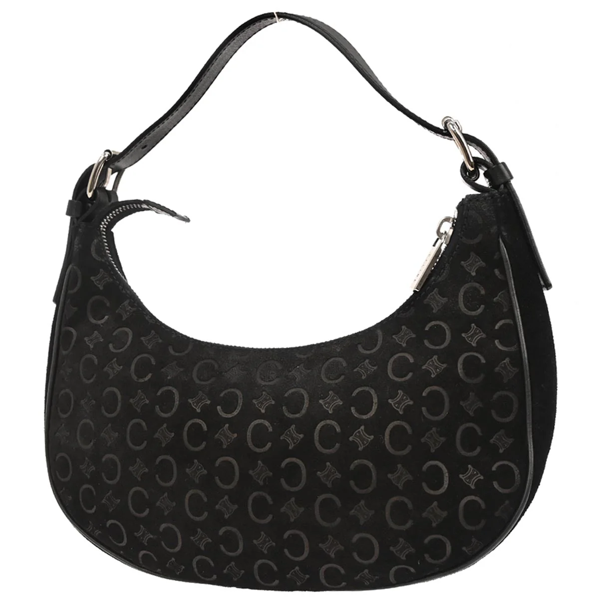 Celine Black Suede C Macadam Handbag - Image 2