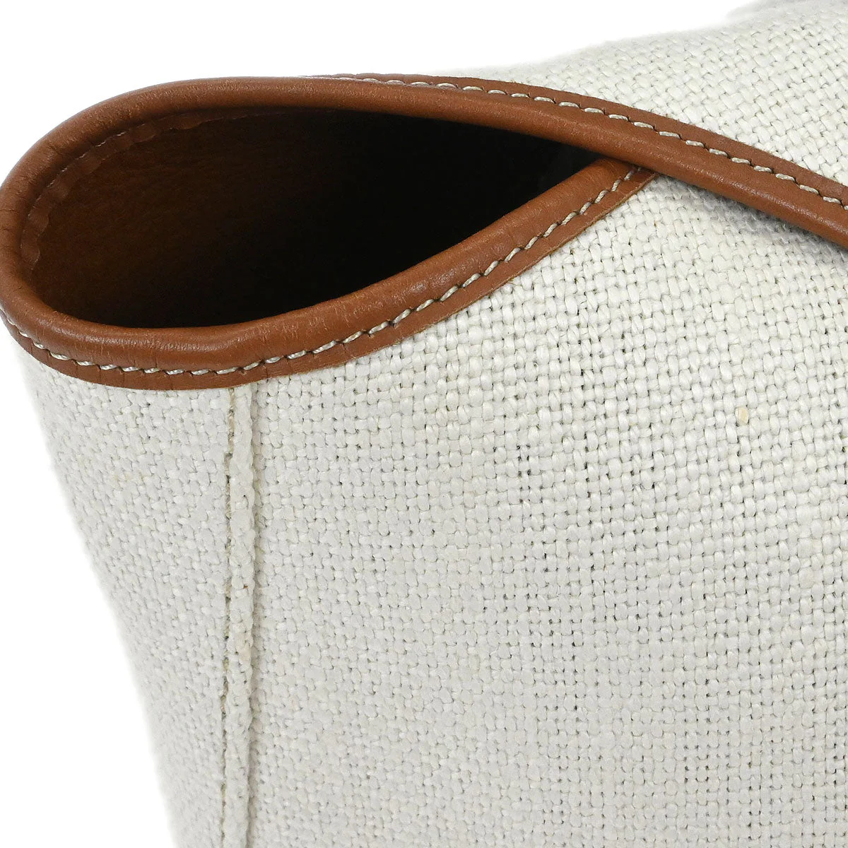 Loewe White Brown Balloon Bag Handbag - Image 6