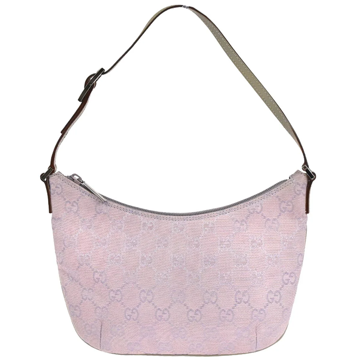 Gucci Purple Canvas GG Handbag
