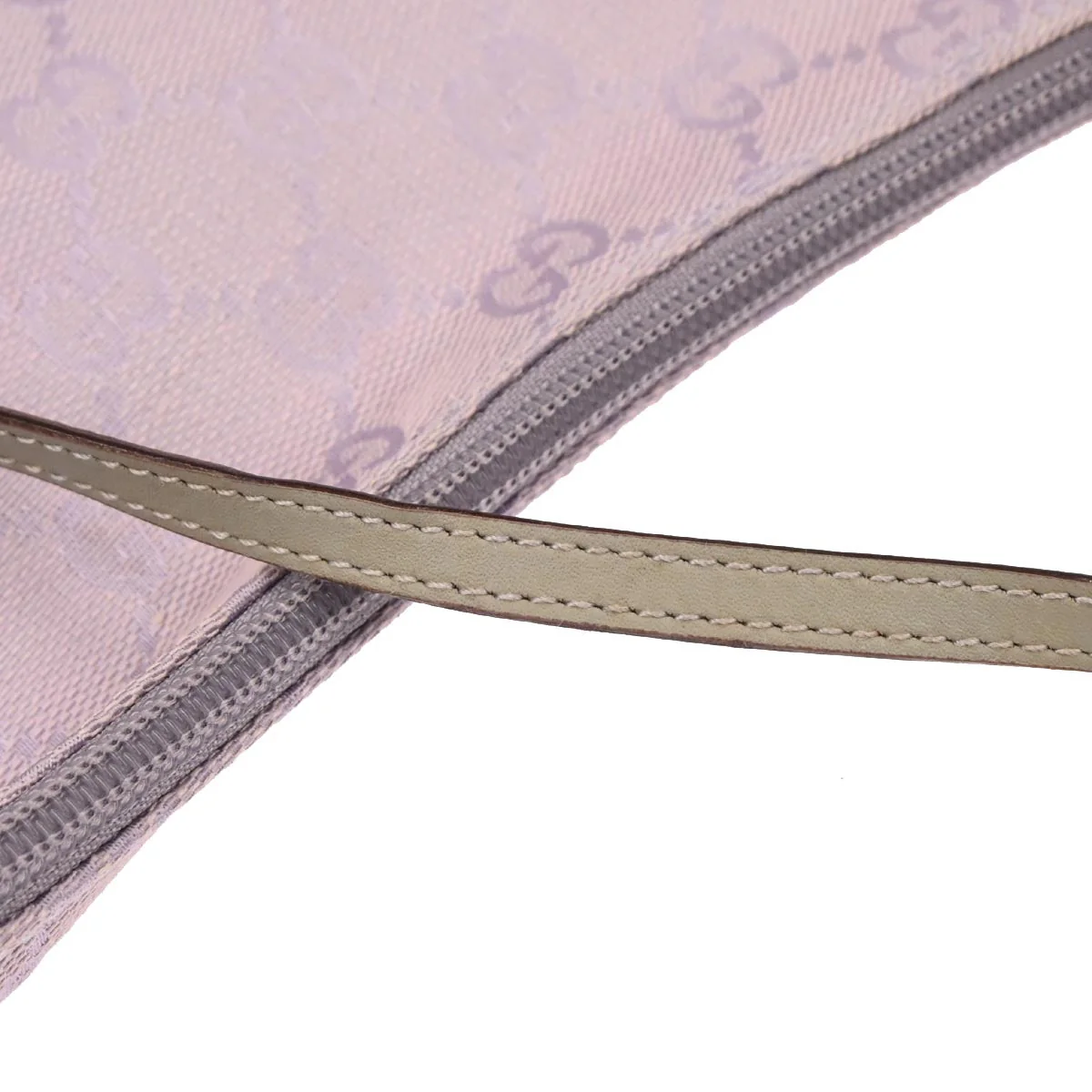 Gucci Purple Canvas GG Handbag - Image 5