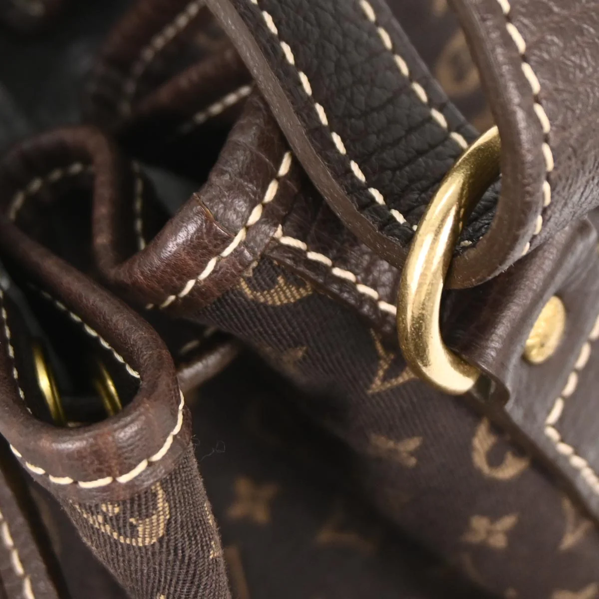 Louis Vuitton 2006 Monogram Mini Lin Noe Drawstring Shoulder Bag M95229 - Image 8