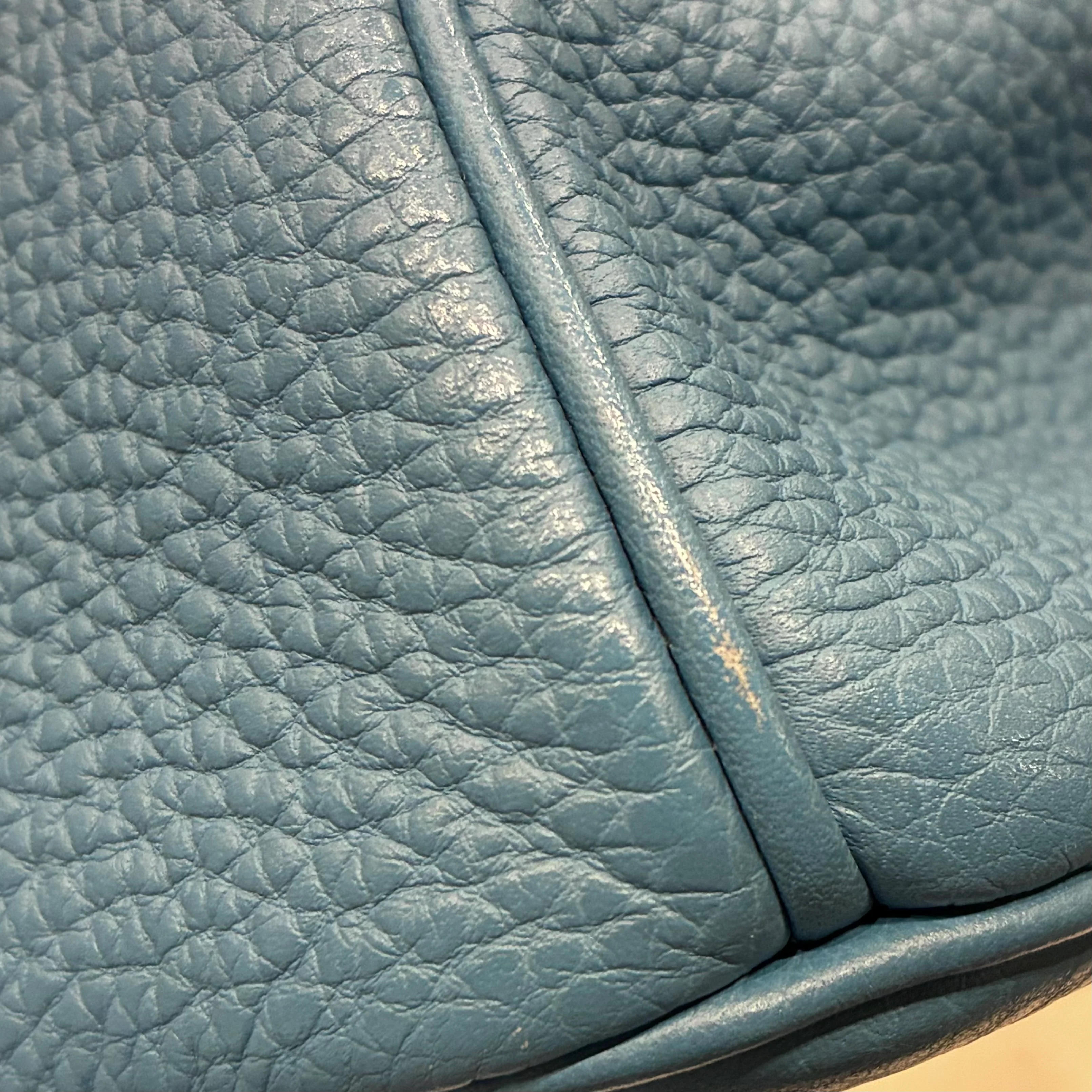 Hermes Blue Jean Togo Birkin 30 Handbag - Image 11