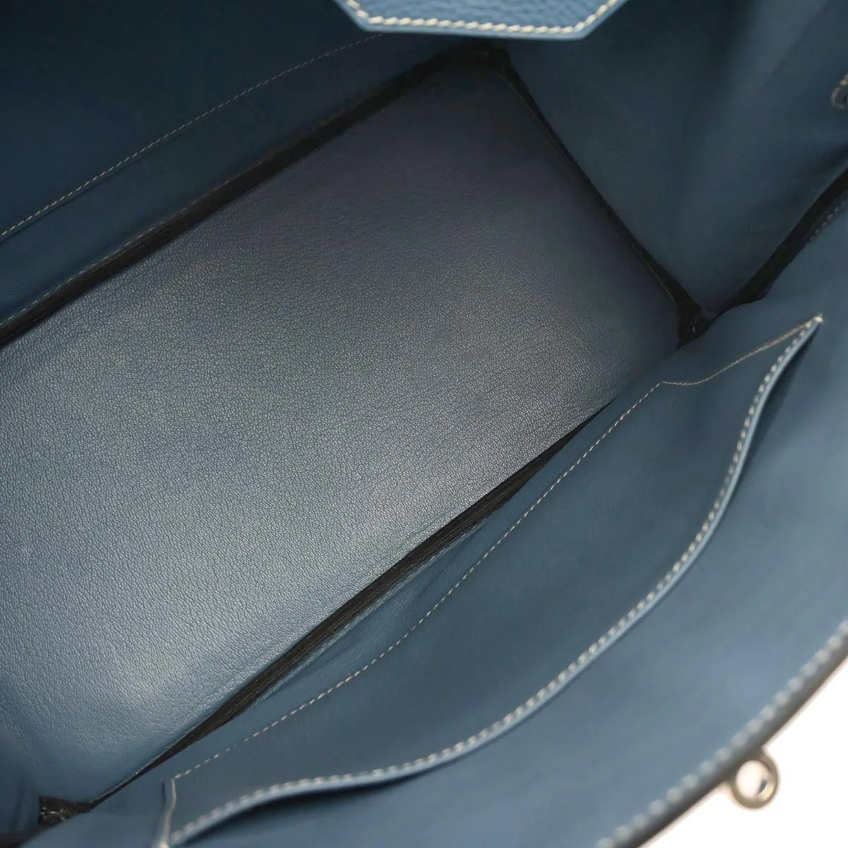 Hermes Blue Jean Togo Birkin 30 Handbag - Image 8