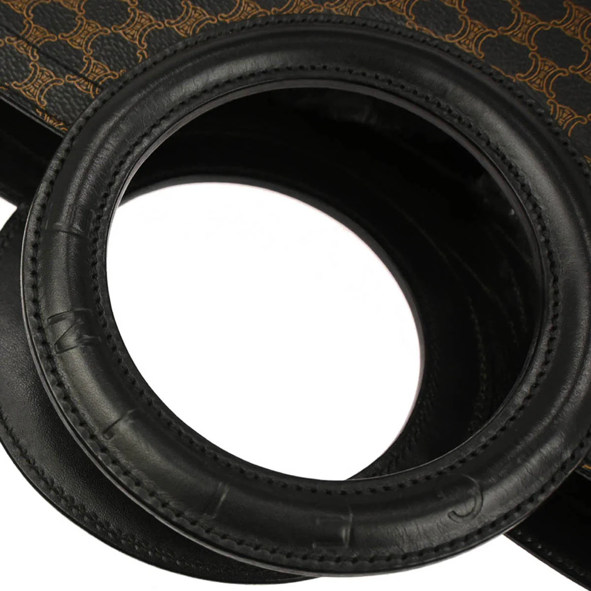 Celine Black Macadam Tote Handbag - Image 3