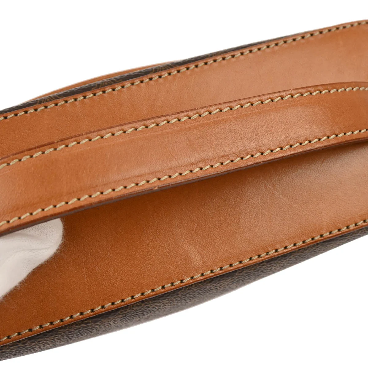 Celine Brown Macadam Vanity Handbag - Image 3