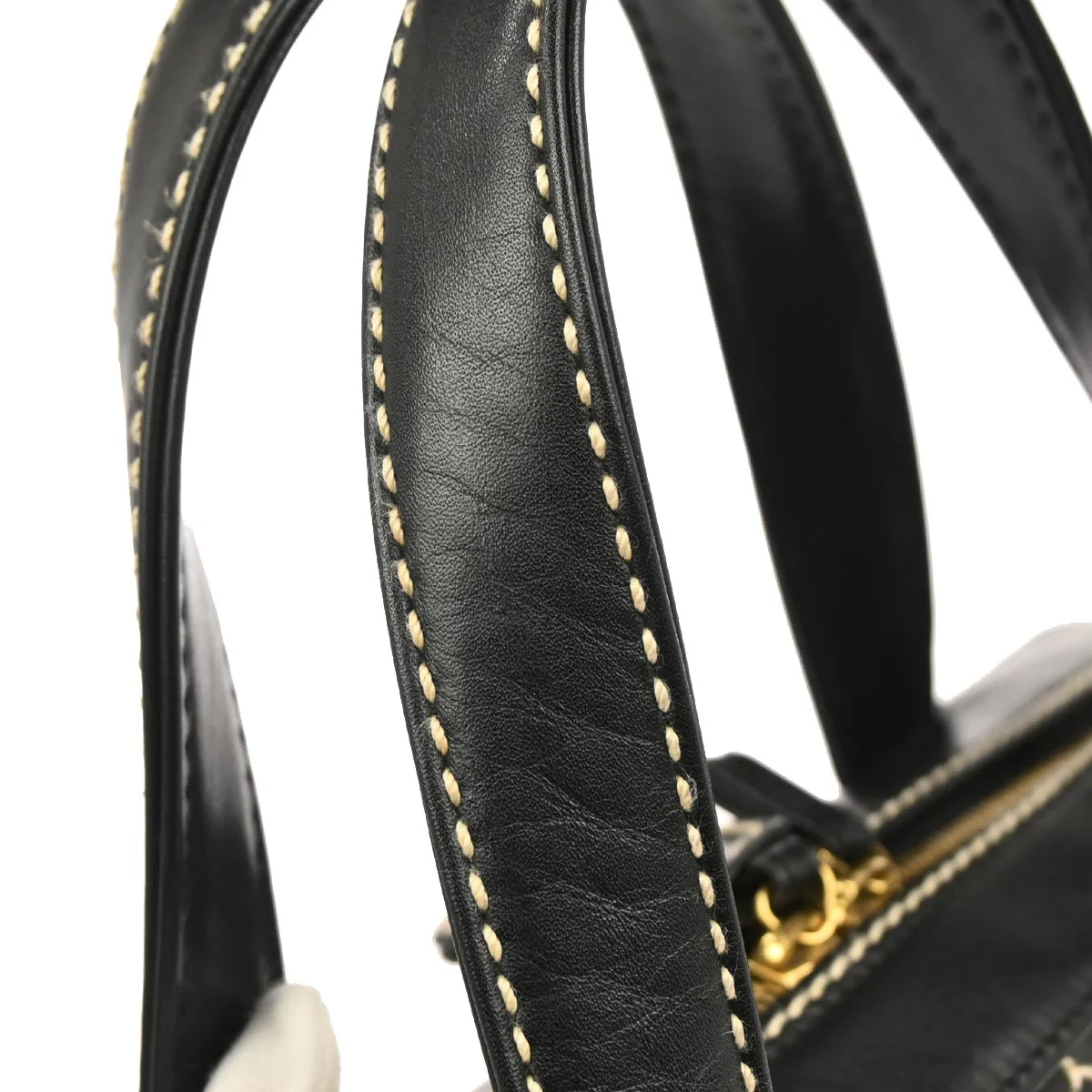 Chanel 2002-2003 Black Calfskin Wild Stitch Handbag - Image 6