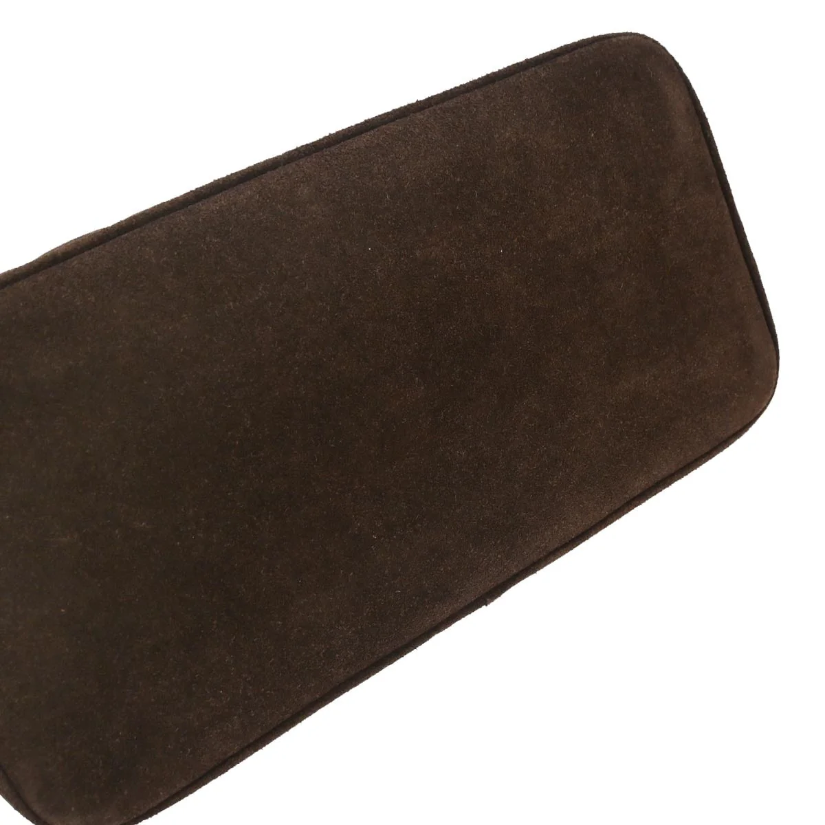 Chanel 1997-1999 Brown Suede Medallion Tote Handbag - Image 6