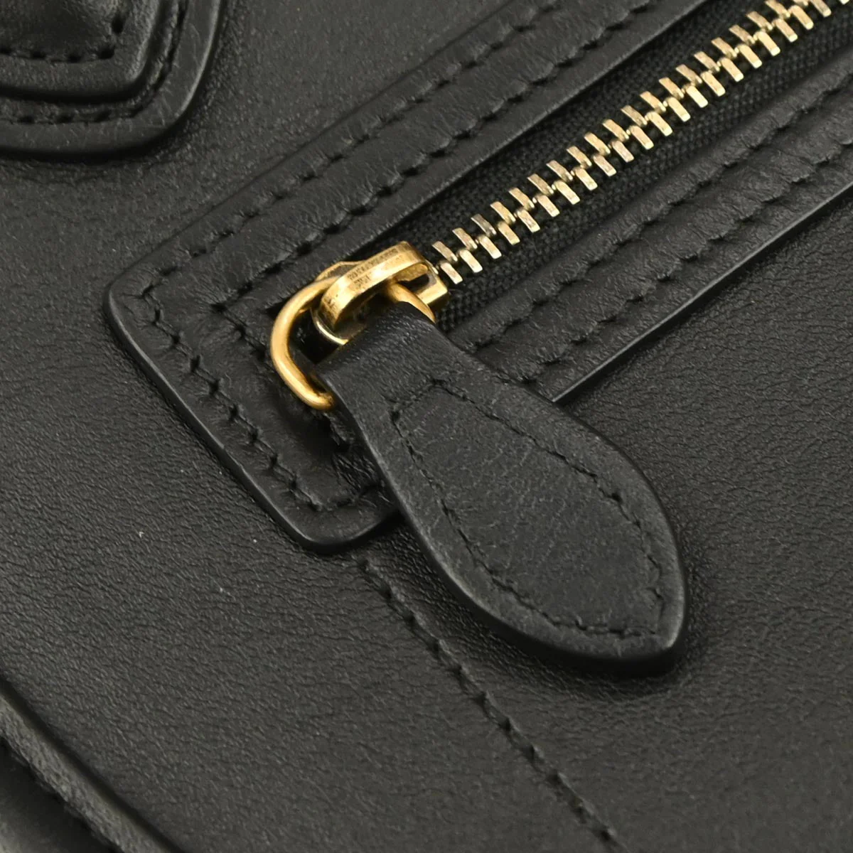 Celine Black Nano Luggage 2way Shoulder Tote Bag - Image 6