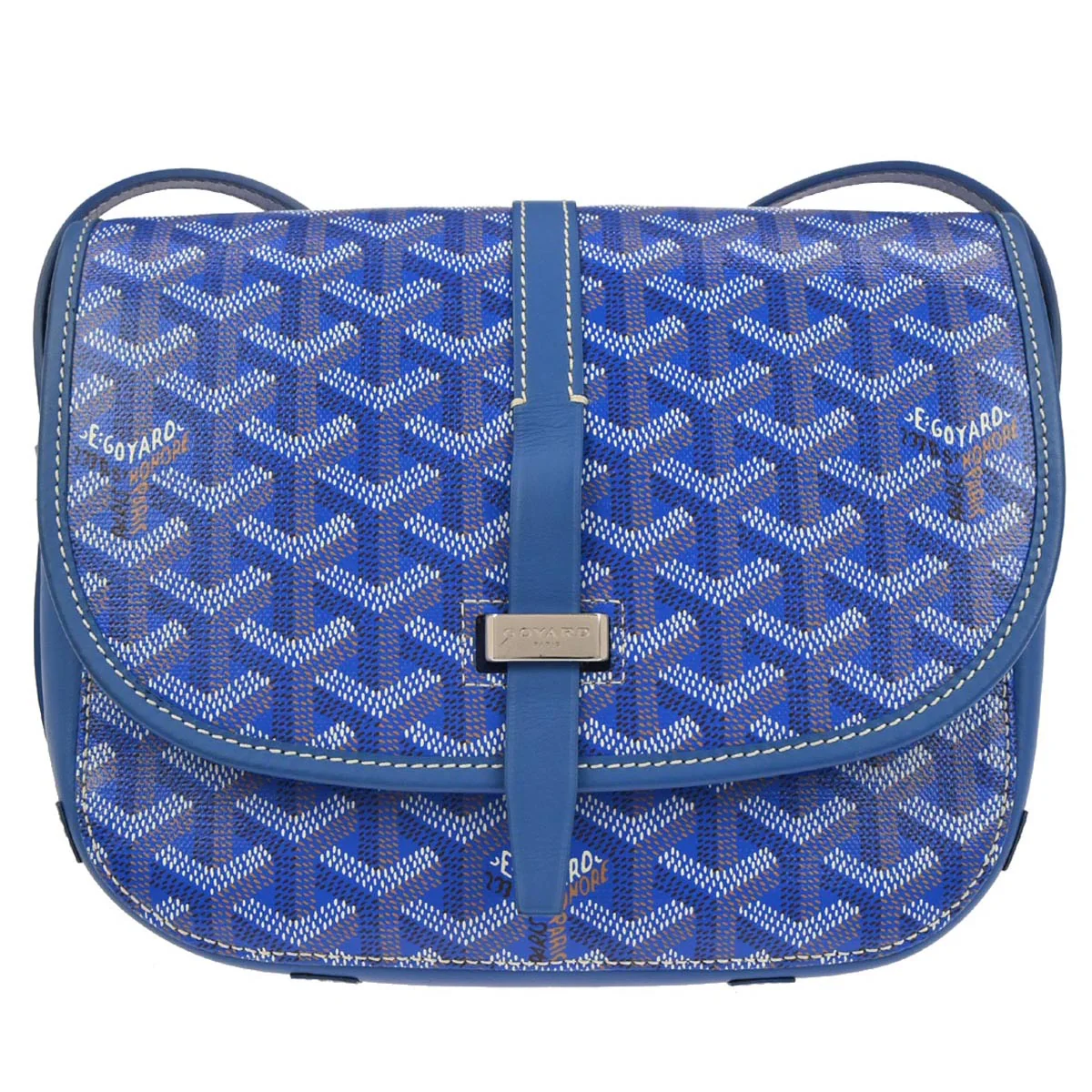 Goyard Blue Belvedere PM Shoulder Bag