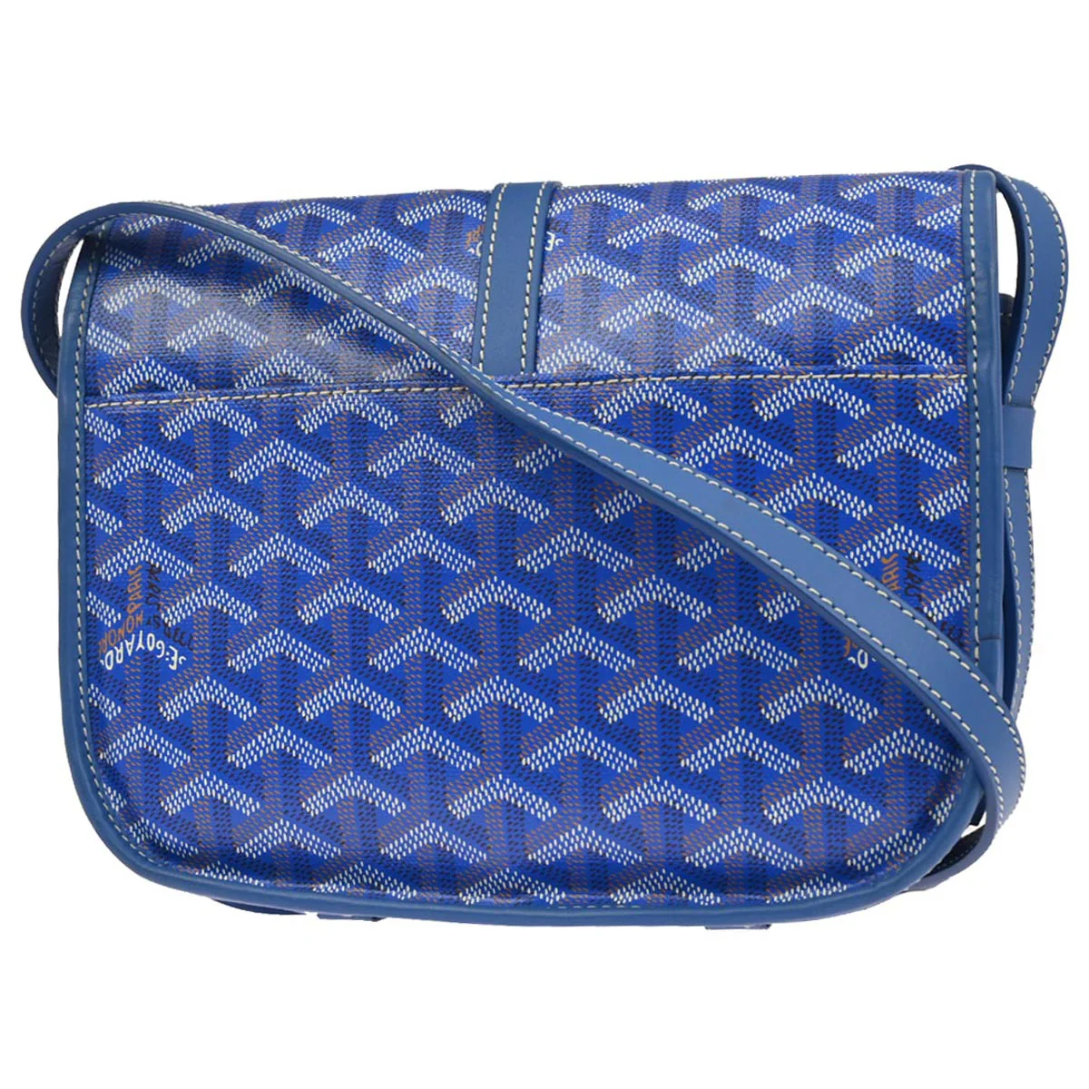 Goyard Blue Belvedere PM Shoulder Bag - Image 2