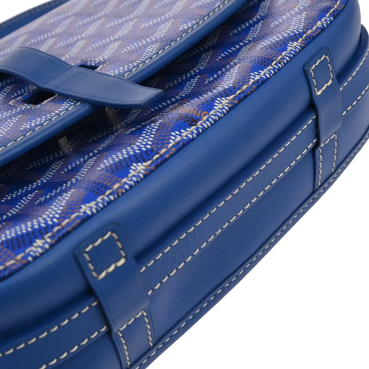 Goyard Blue Belvedere PM Shoulder Bag - Image 4