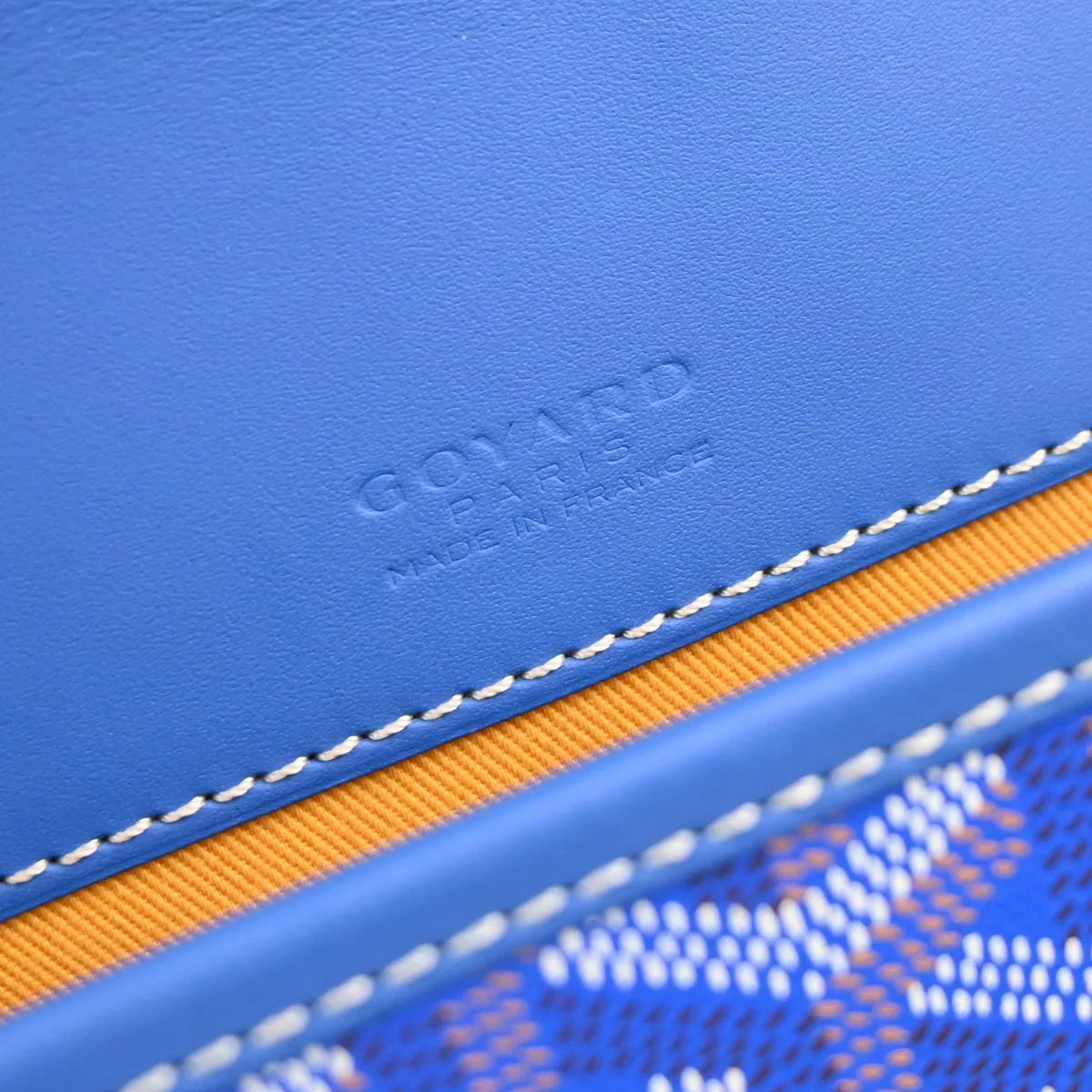 Goyard Blue Belvedere PM Shoulder Bag - Image 8