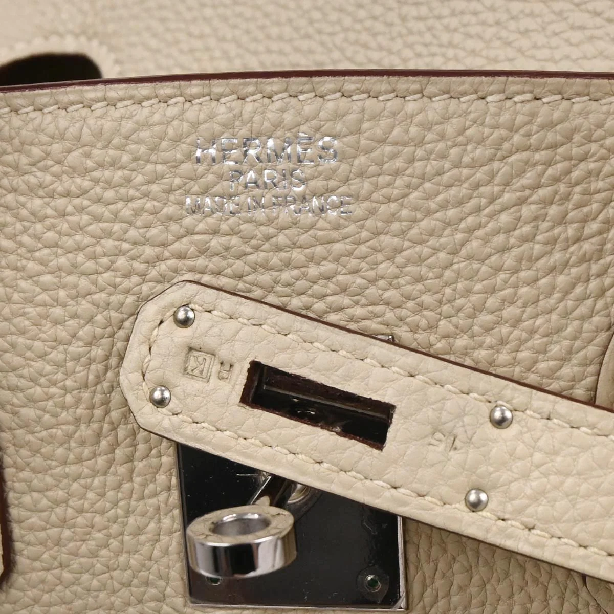 Hermes Parchemin Togo Birkin 35 Handbag - Image 10