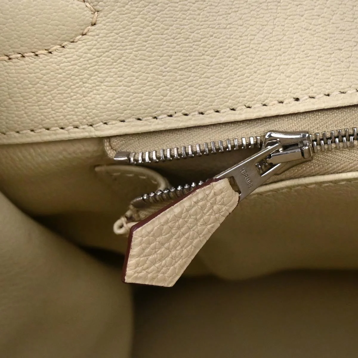 Hermes Parchemin Togo Birkin 35 Handbag - Image 9
