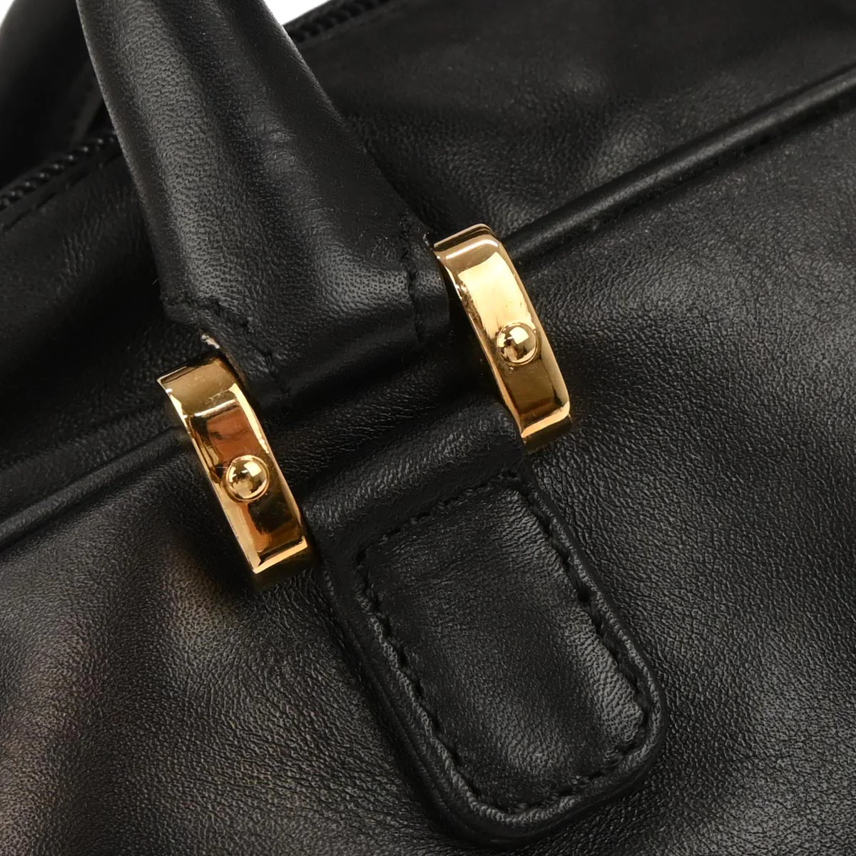 Loewe Black Leather Amazona 32 Handbag - Image 4