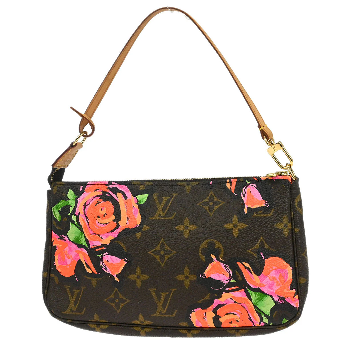 Louis Vuitton 2008 Monogram Rose Pochette Accessoires Handbag M48615 - Image 2