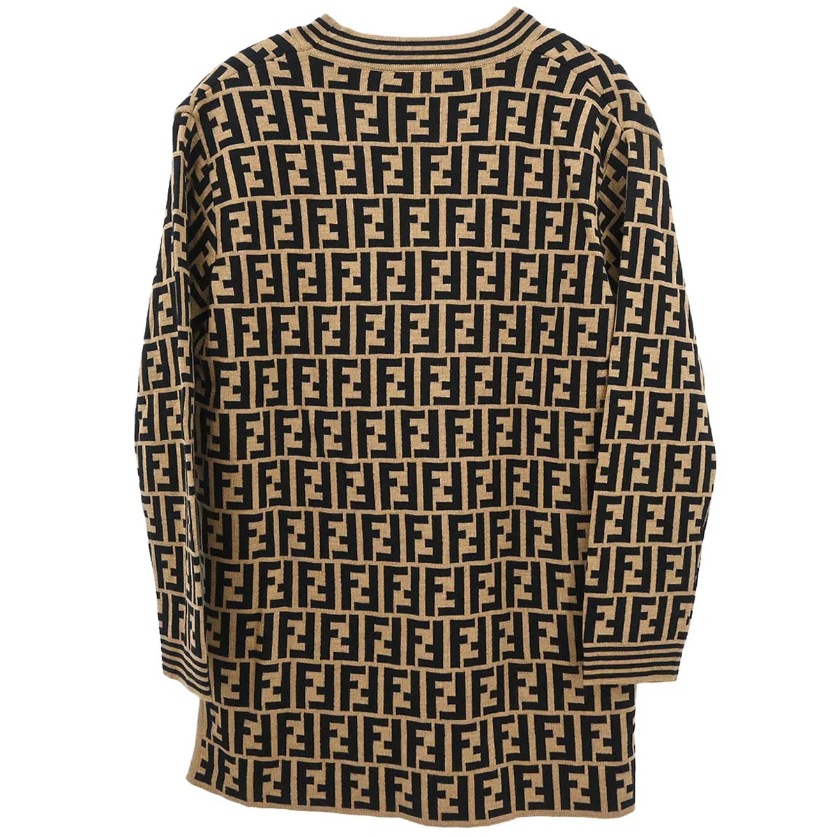 Fendi Cardigan Zucca Brown #40 - Image 2
